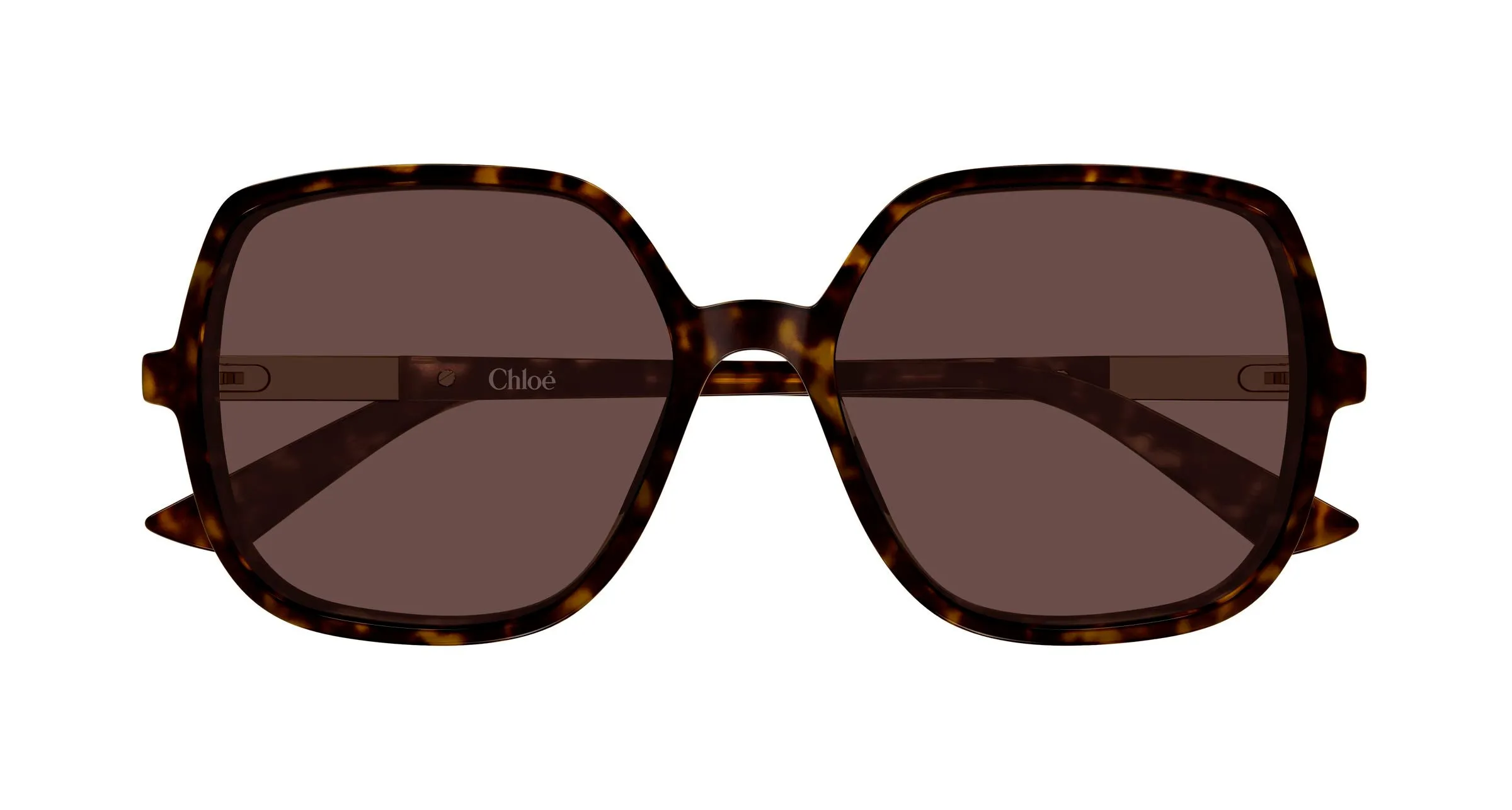 Chloé CH0362S 002 Occhiali da sole Acetato Havana Marrone Geometrica - immagine 2