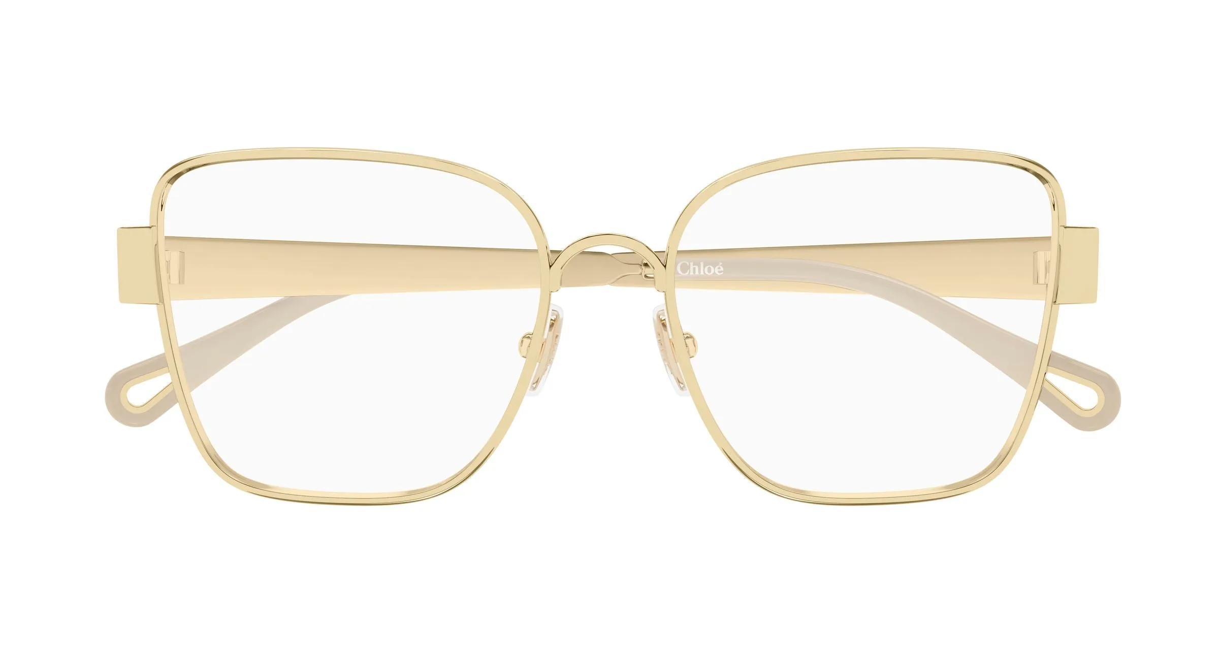 Chloé CH0356O 003 Montature da vista Metallo Oro Trasparente Farfalla - immagine 2