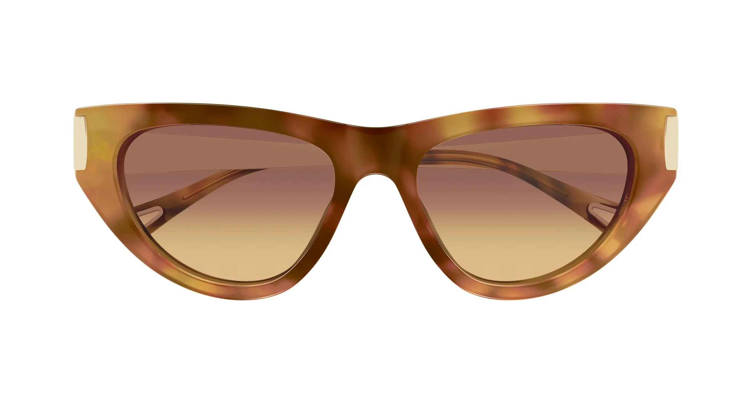 Chloé CH0350S 002 Occhiali da sole Acetato Havana Marrone Cat Eye - immagine 2