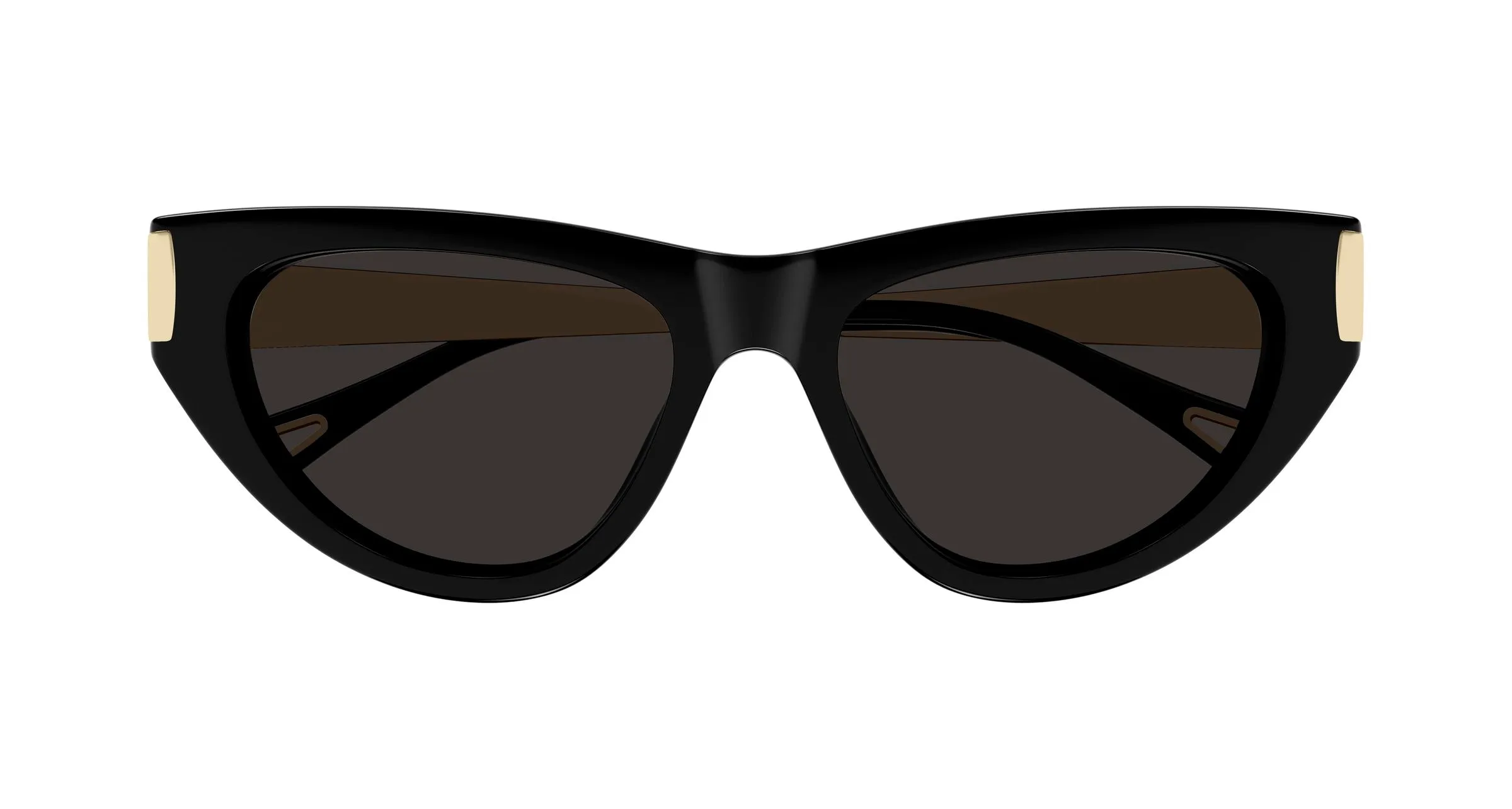 Chloé CH0350S 001 Occhiali da sole Acetato Nero Grigio Cat Eye - immagine 2