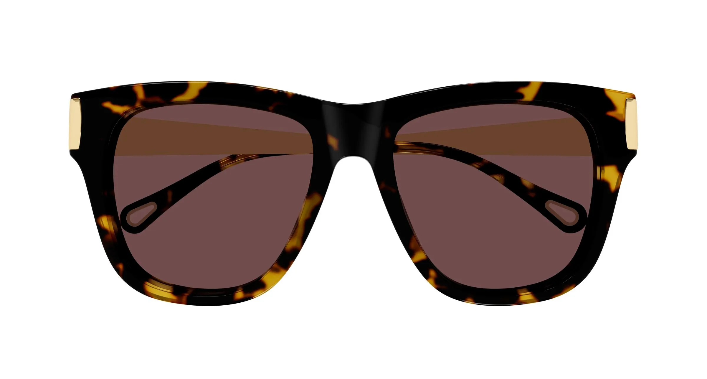 Chloé CH0349S 003 Occhiali da sole Acetato Havana Viola Cat Eye - immagine 2