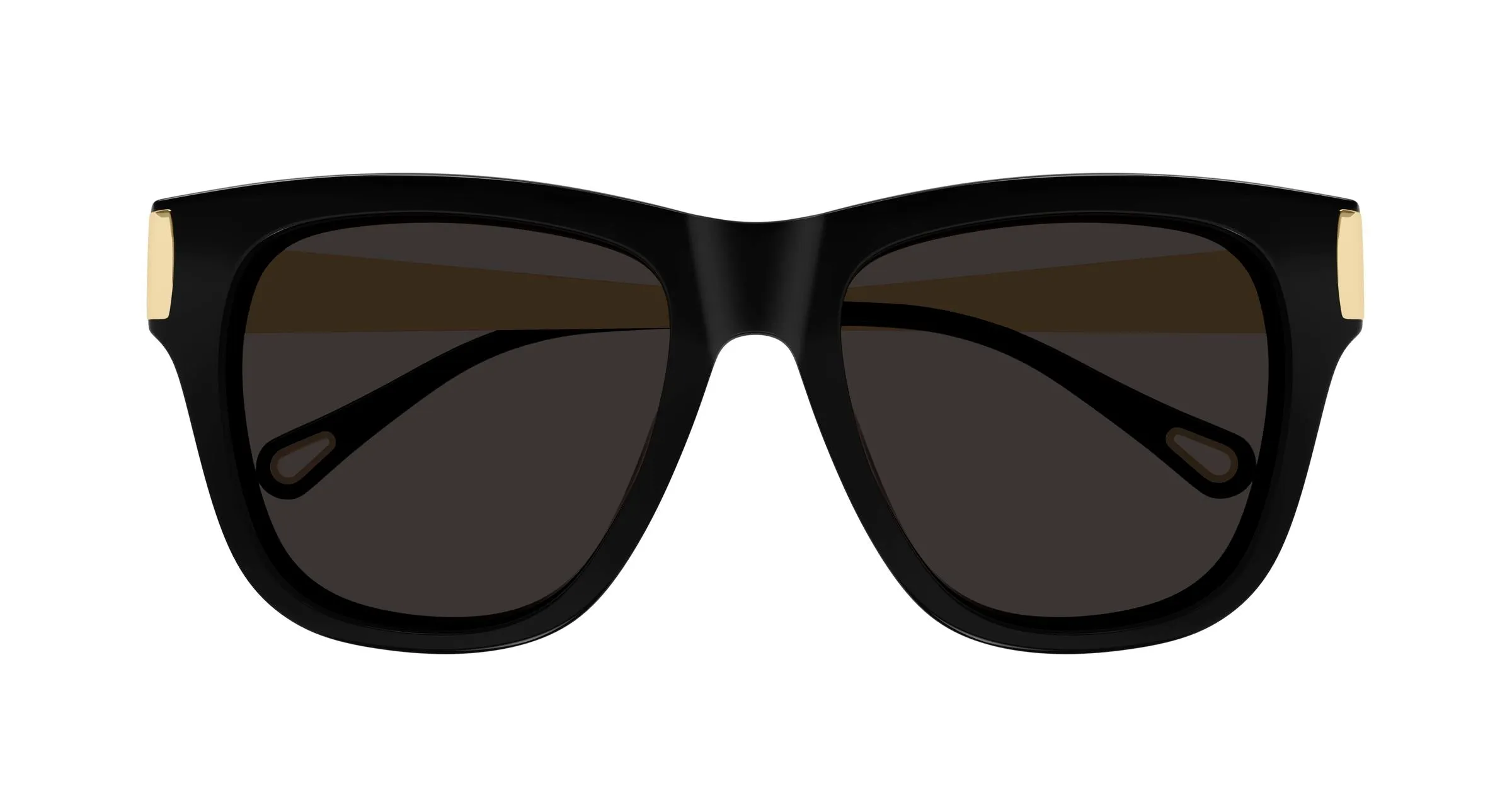 Chloé CH0349S 001 Occhiali da sole Acetato Nero Grigio Cat Eye - immagine 2