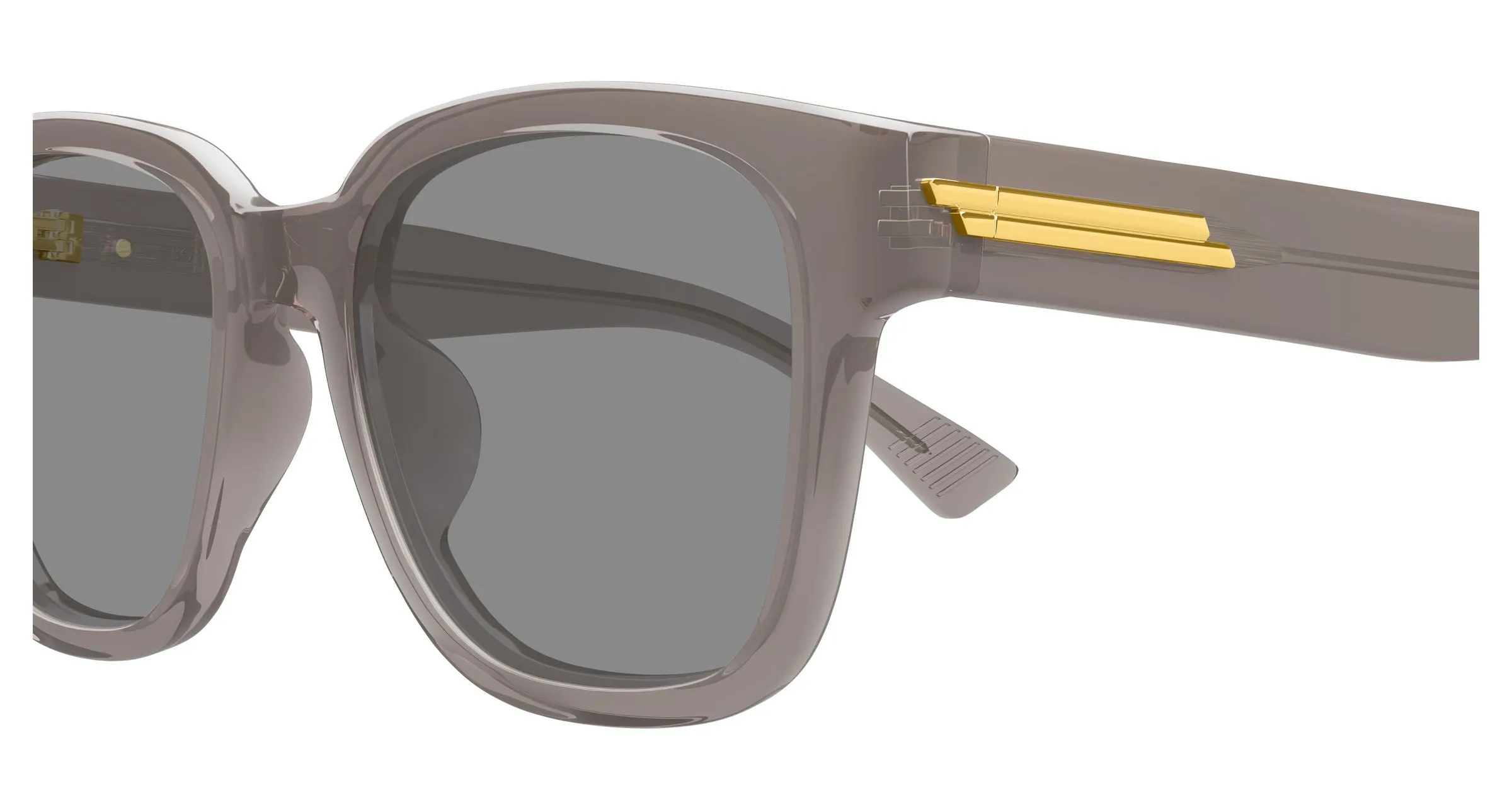Bottega Veneta BV1461SK 004 Occhiali da sole Acetato Viola Grigio Squadrata - immagine 3