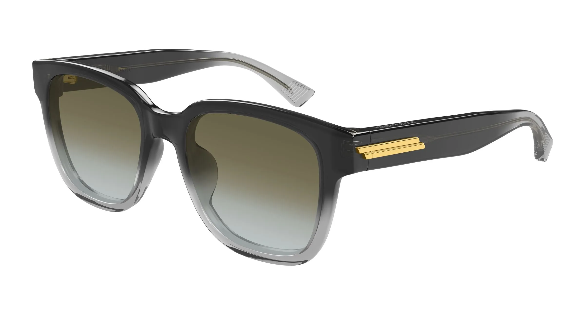 Bottega Veneta BV1461SK 003 Occhiali da sole Acetato Grigio Marrone Squadrata - immagine 1