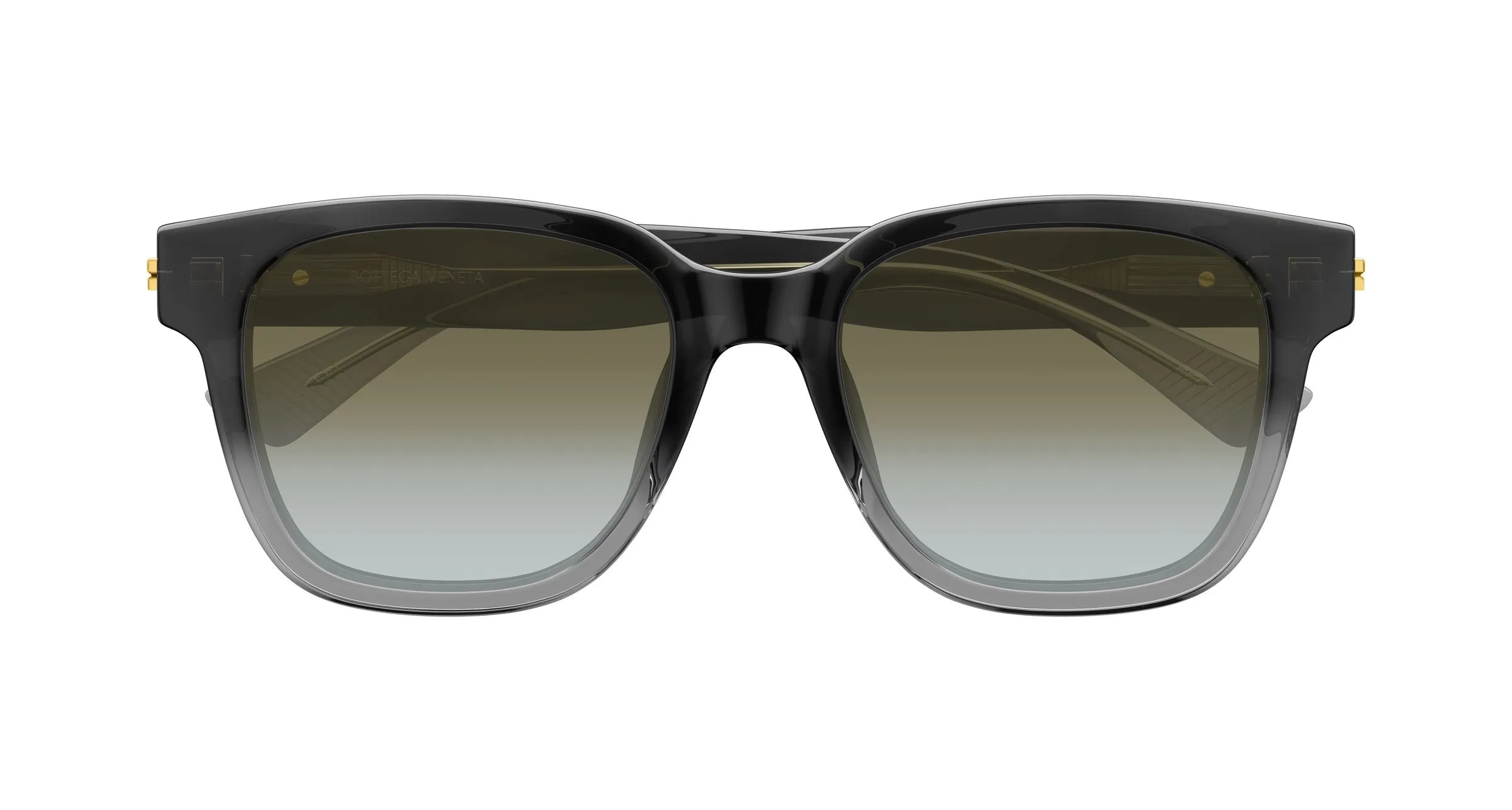 Bottega Veneta BV1461SK 003 Occhiali da sole Acetato Grigio Marrone Squadrata - immagine 2