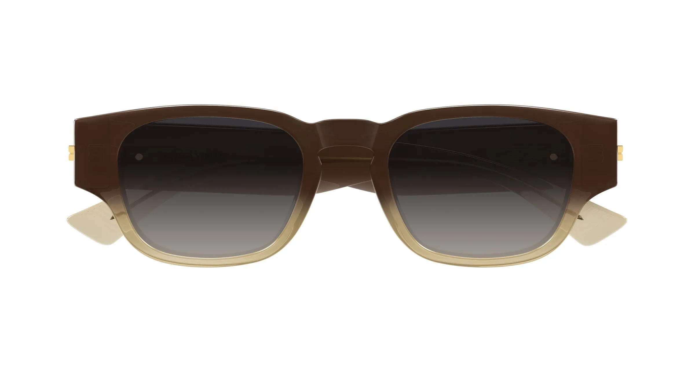 Bottega Veneta BV1460S 003 Occhiali da sole Acetato Marrone Grigio Rotonda - immagine 2