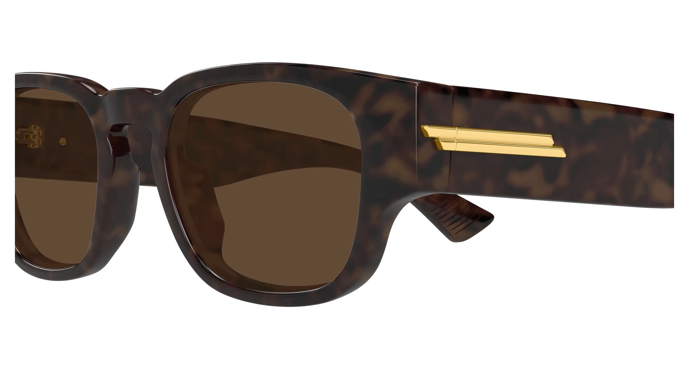 Bottega Veneta BV1460S 002 Occhiali da sole Acetato Havana Marrone Rotonda - immagine 3