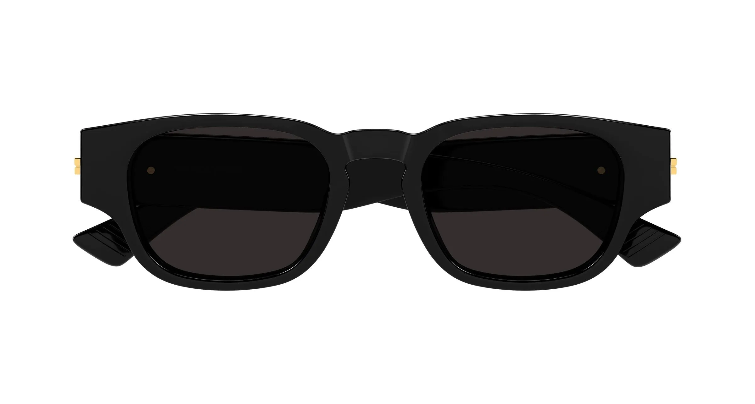 Bottega Veneta BV1460S 001 Occhiali da sole Acetato Nero Grigio Rotonda - immagine 2