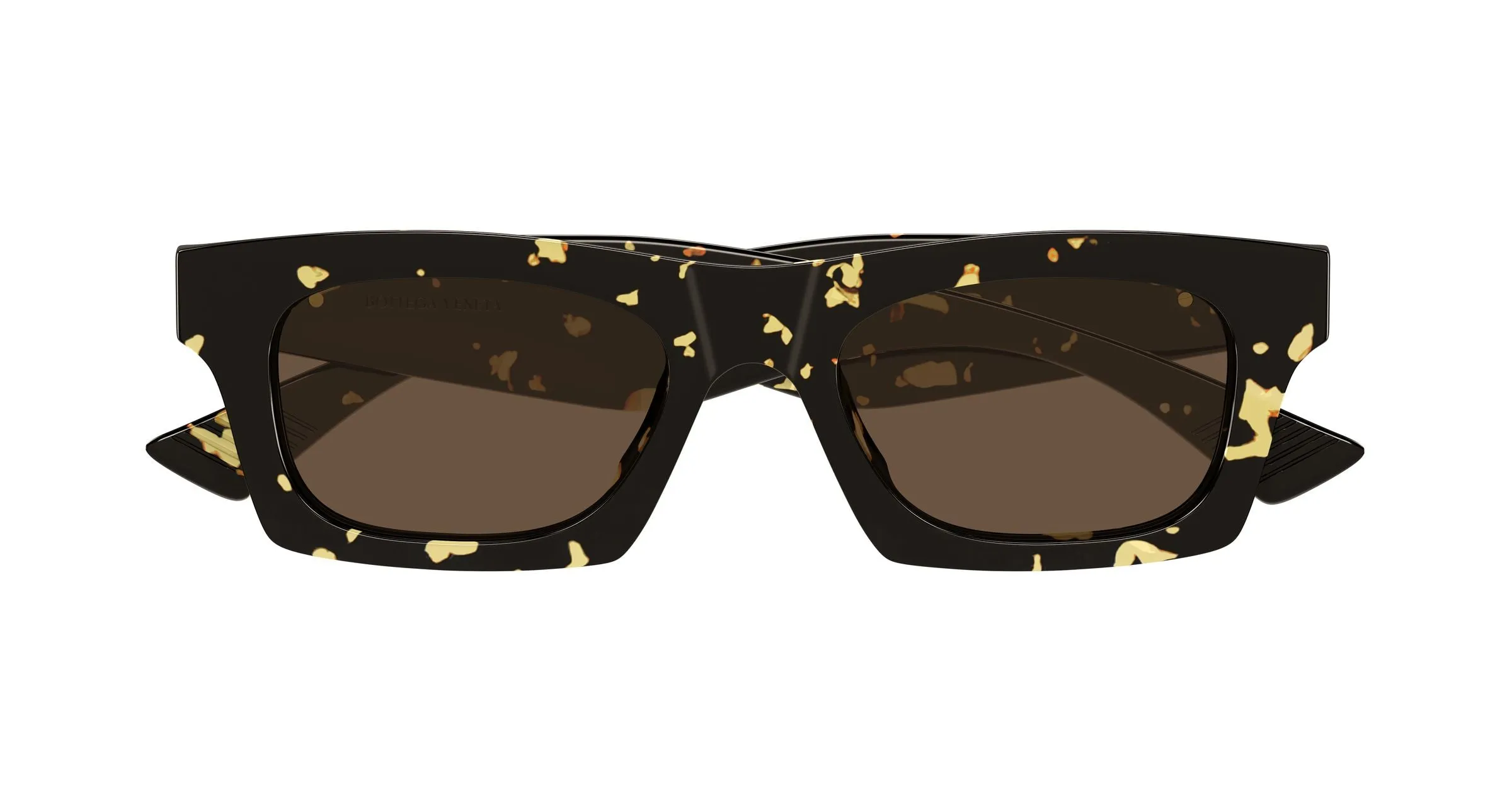 Bottega Veneta BV1457S 002 Occhiali da sole Acetato Havana Marrone Squadrata - immagine 2