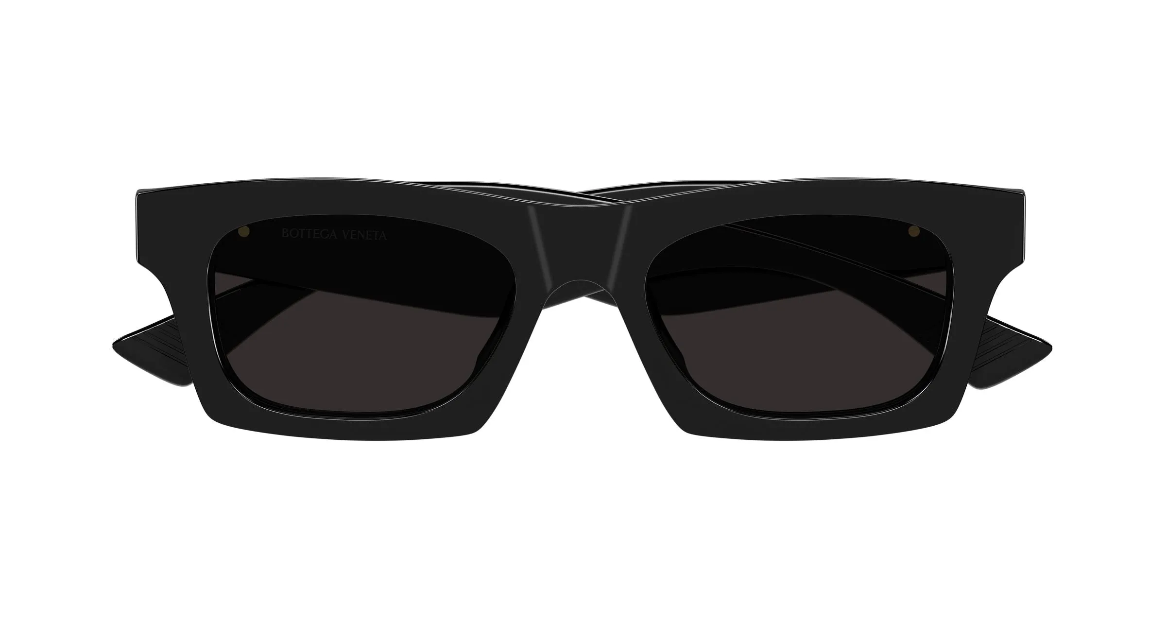 Bottega Veneta BV1457S 001 Occhiali da sole Acetato Nero Grigio Squadrata - immagine 2