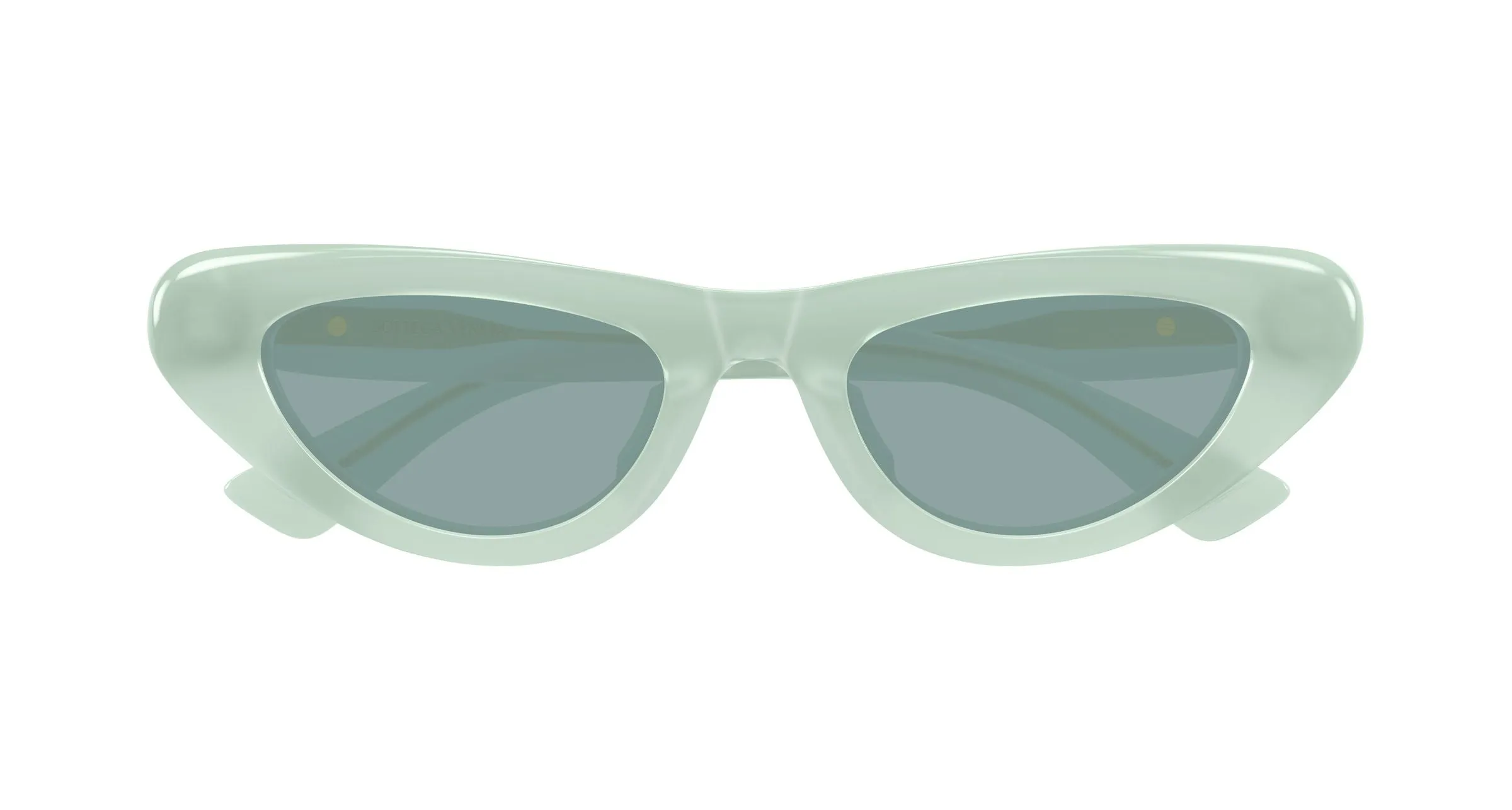 Bottega Veneta BV1450S 003 Occhiali da sole Acetato Verde Verde Cat Eye - immagine 2