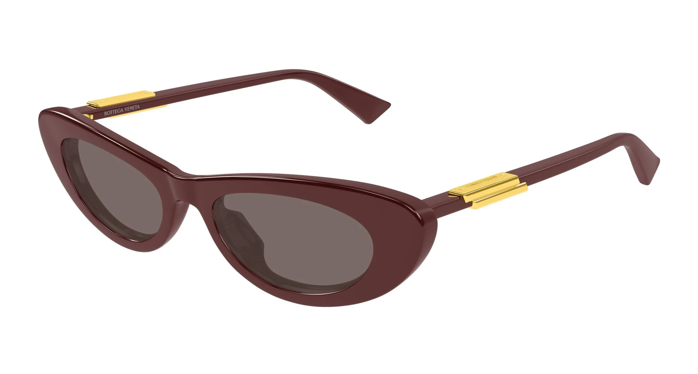 Bottega Veneta BV1447S 003 Occhiali da sole Acetato Bordeaux Marrone Cat Eye - immagine 1