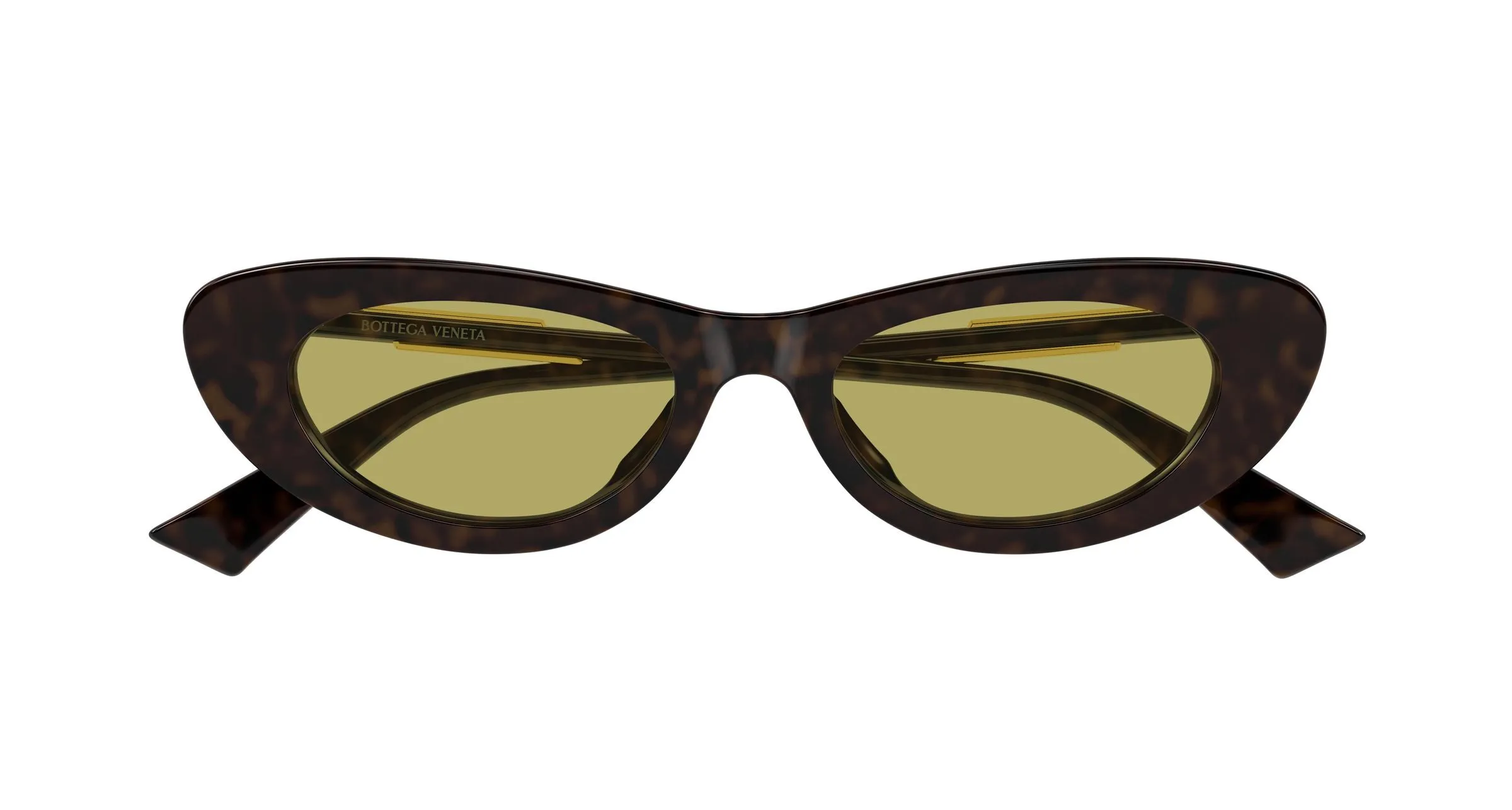 Bottega Veneta BV1447S 002 Occhiali da sole Acetato Havana Cat Eye - immagine 2