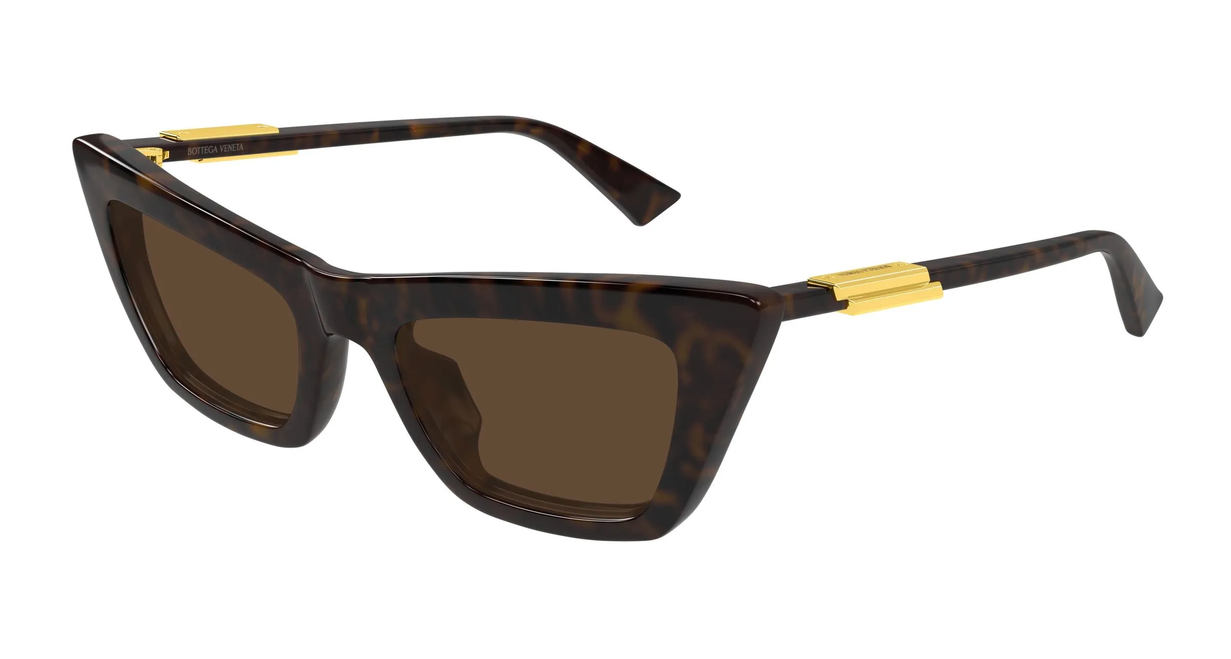 Bottega Veneta BV1446S 002 Occhiali da sole Acetato Havana Marrone Cat Eye - immagine 1