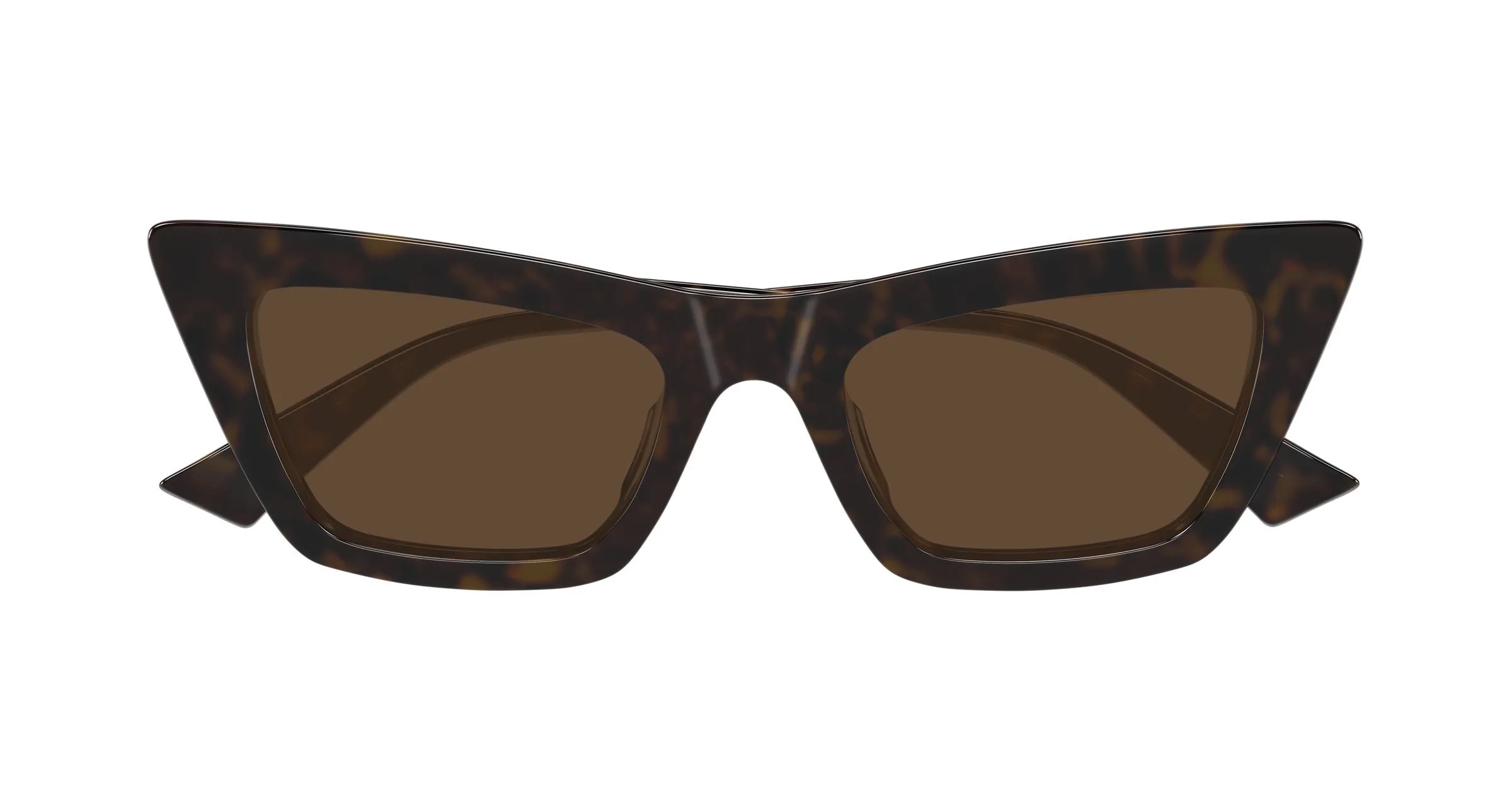 Bottega Veneta BV1446S 002 Occhiali da sole Acetato Havana Marrone Cat Eye - immagine 2