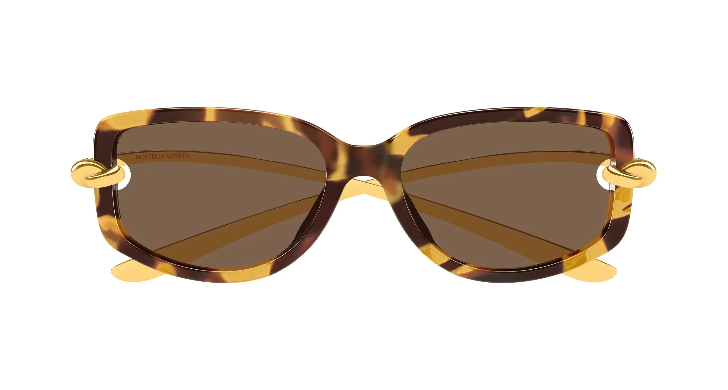 Bottega Veneta BV1440SA 002 Occhiali da sole Bio-iniettato Havana Marrone Geometrica - immagine 2