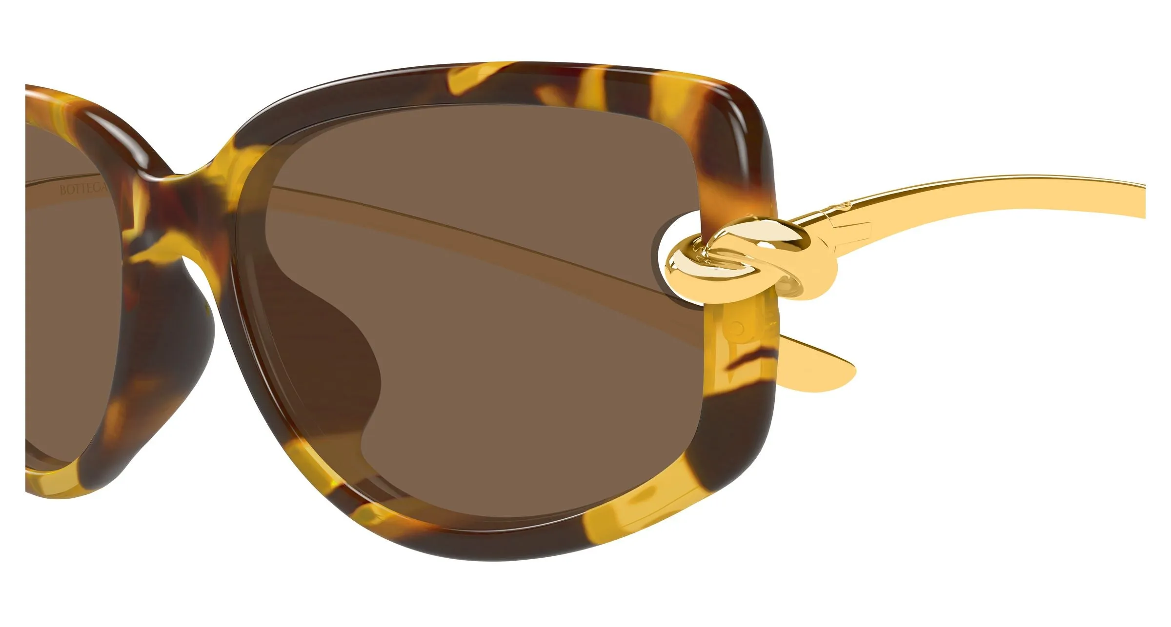 Bottega Veneta BV1440SA 002 Occhiali da sole Bio-iniettato Havana Marrone Geometrica - immagine 3