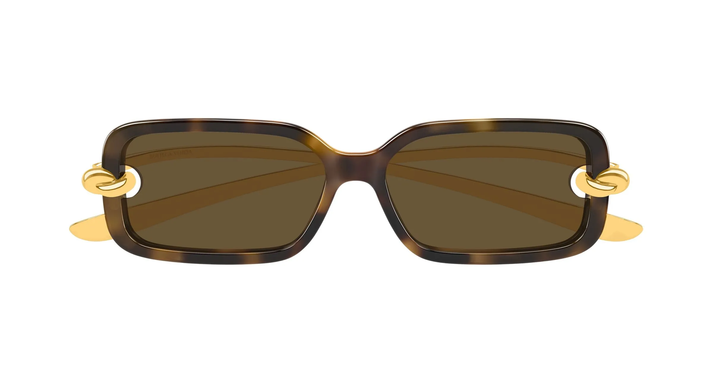 Bottega Veneta BV1439S 002 Occhiali da sole Bio-iniettato Havana Marrone Squadrata - immagine 2