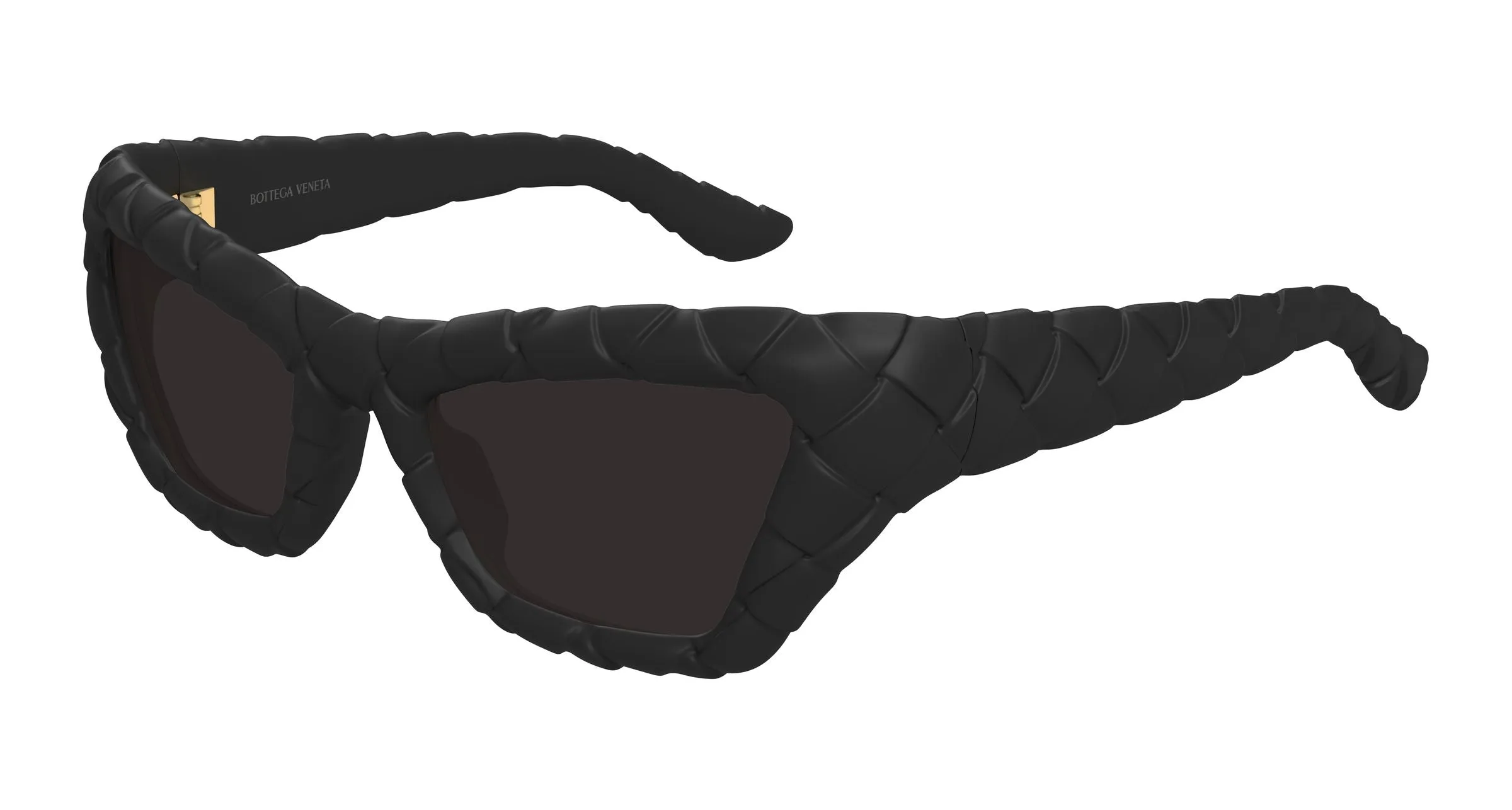 Bottega Veneta BV1438S 001 Occhiali da sole Bio-iniettato Nero Grigio Cat Eye - immagine 1