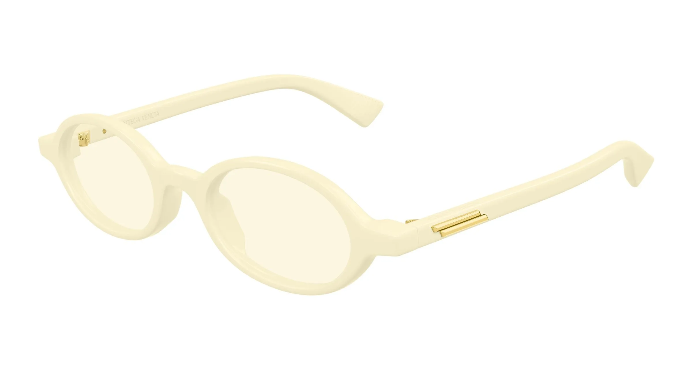 Bottega Veneta BV1388S 008 Occhiali da sole Acetato Beige Rotonda - immagine 1