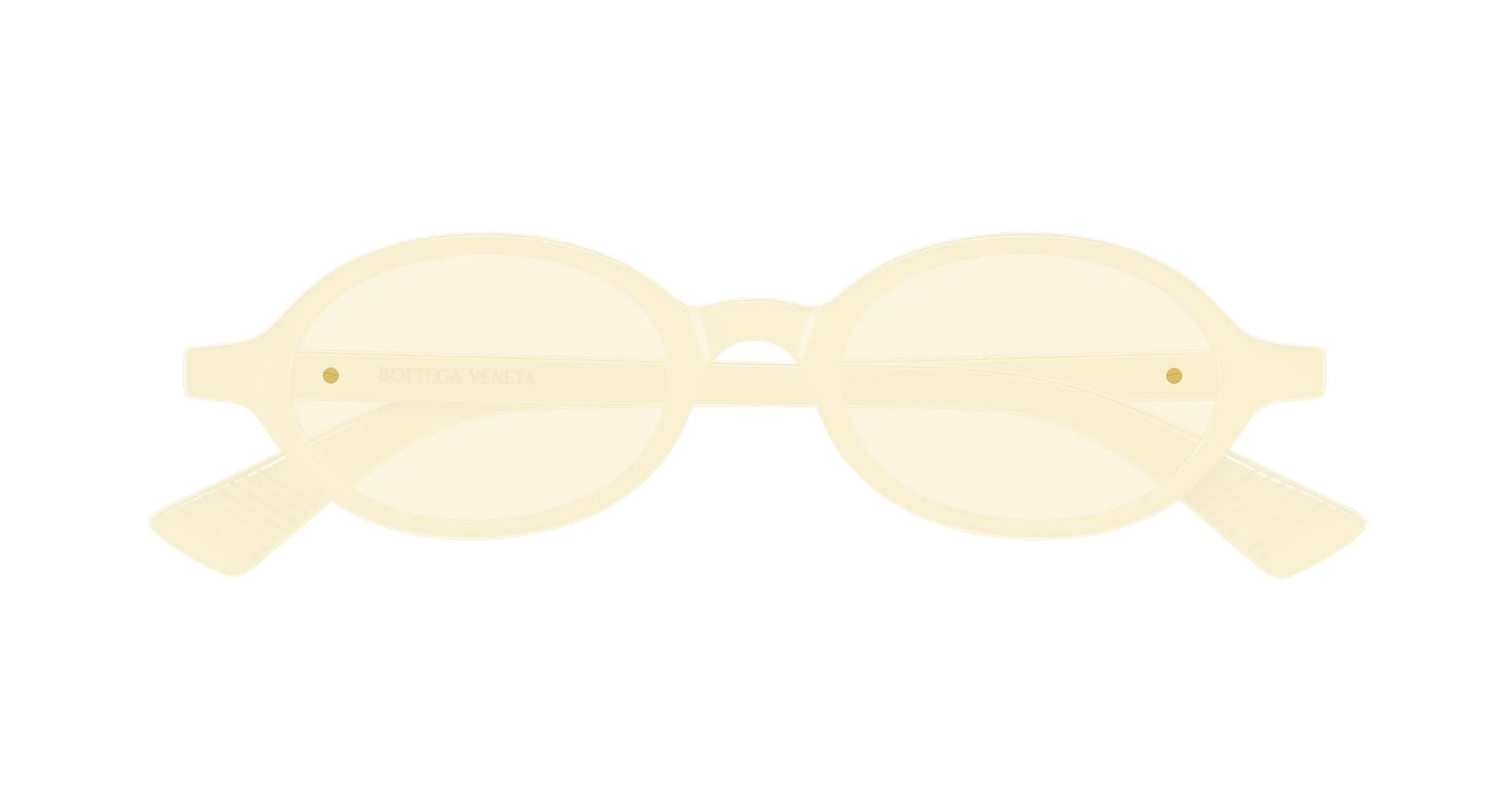 Bottega Veneta BV1388S 008 Occhiali da sole Acetato Beige Rotonda - immagine 2