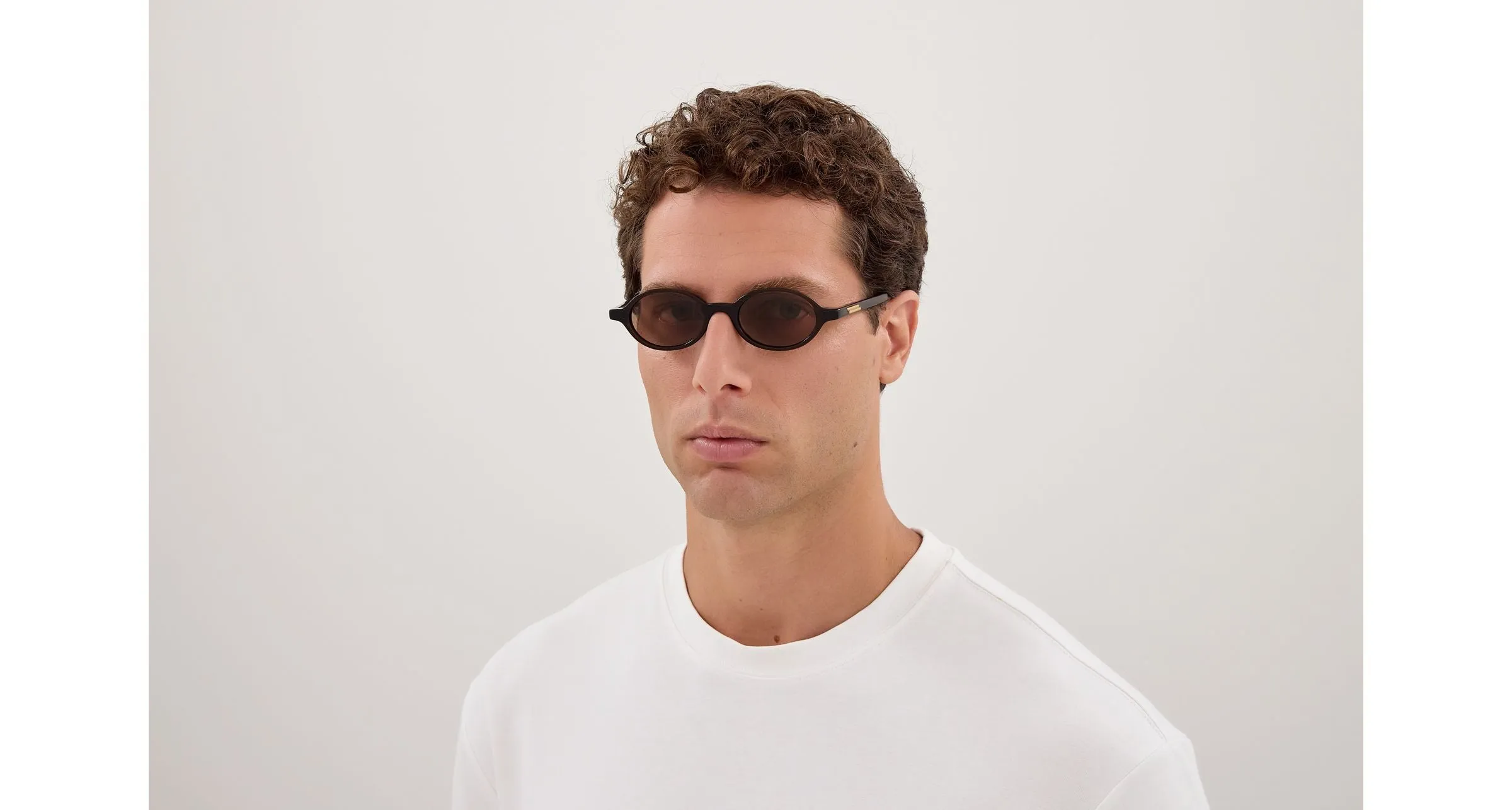 Bottega Veneta BV1388S 007 Occhiali da sole Acetato Marrone Marrone Rotonda - immagine 4