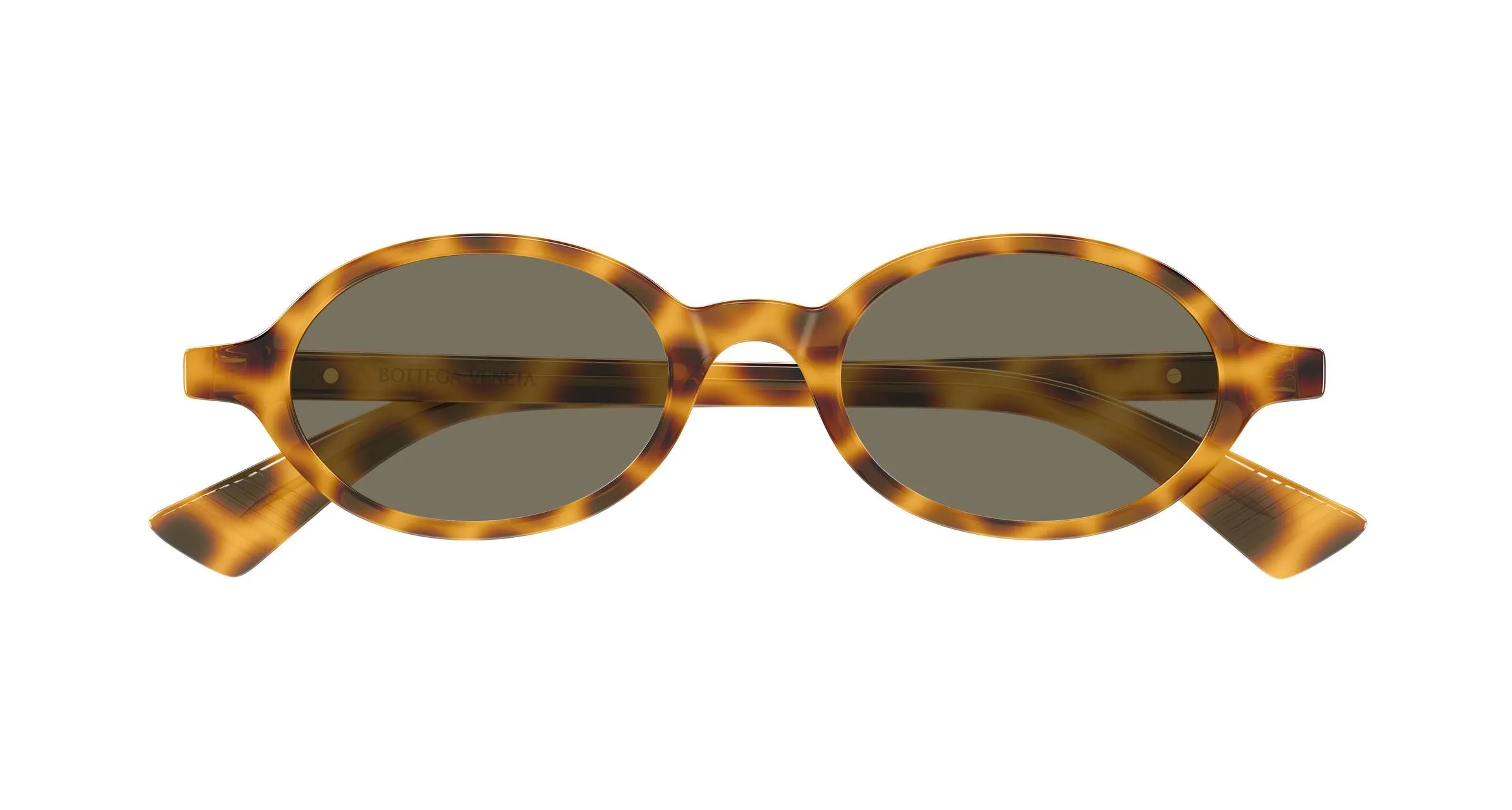 Bottega Veneta BV1388S 006 Occhiali da sole Acetato Havana Marrone Rotonda - immagine 2