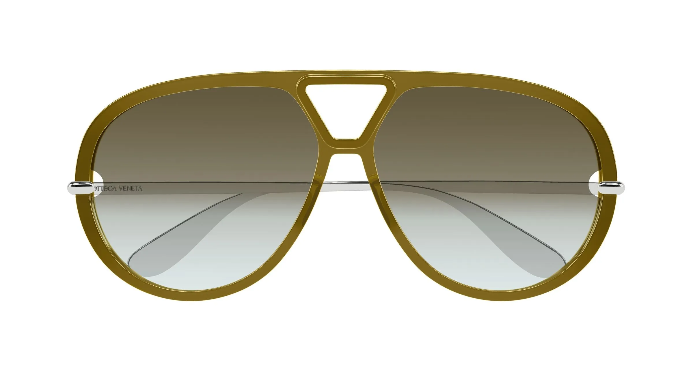 Bottega Veneta BV1274S 006 Occhiali da sole Acetato Marrone Marrone Pilot - immagine 2