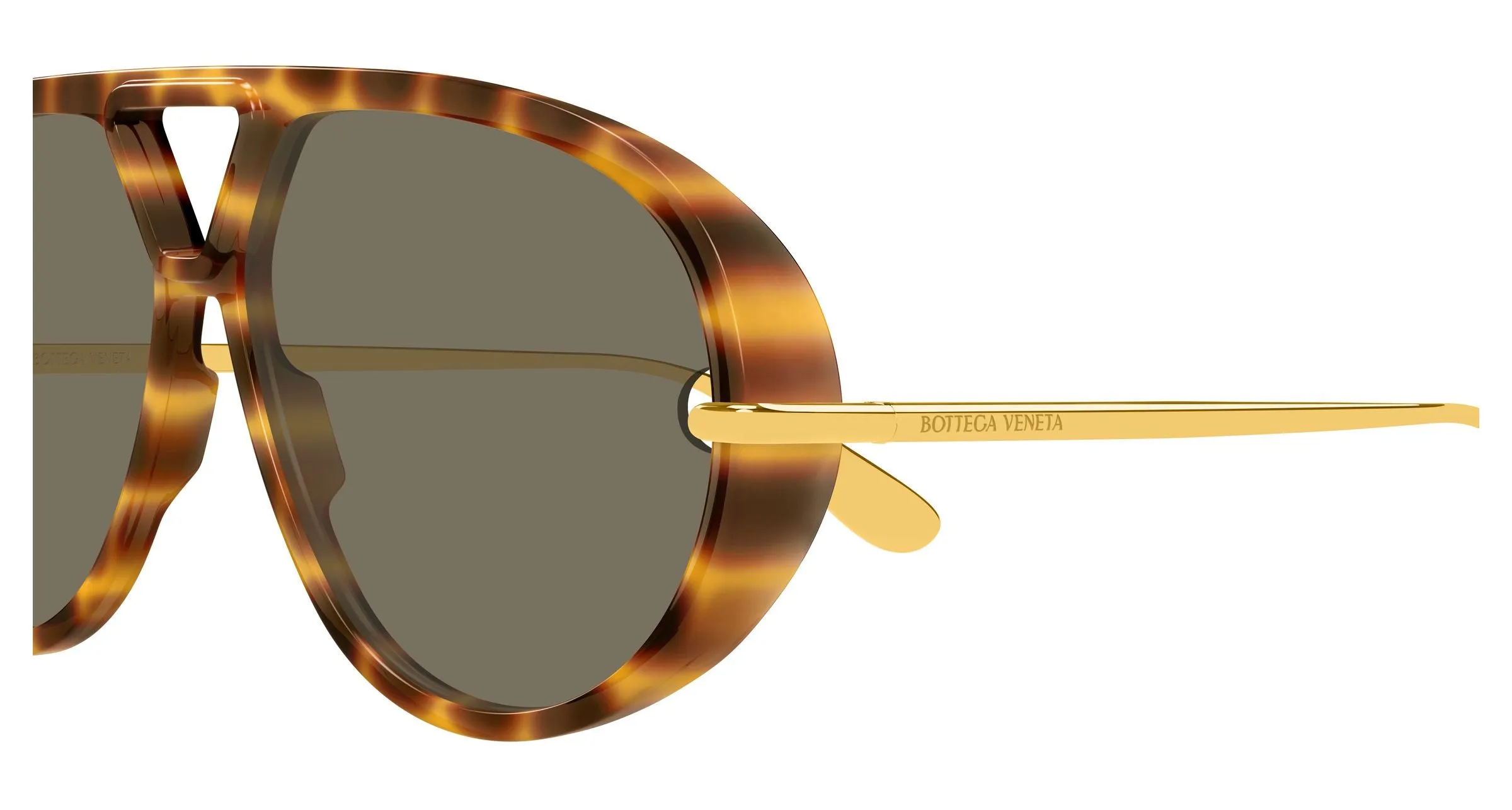 Bottega Veneta BV1274S 005 Occhiali da sole Acetato Havana Marrone Pilot - immagine 3