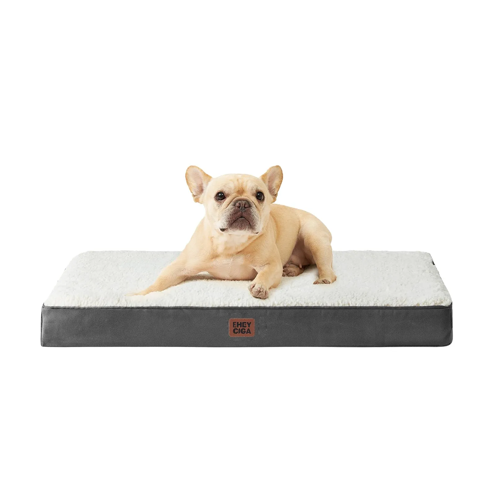 EHEYCIGA Removable Washable Orthopedic Dog Bed Cushion,White, 76 x 51 cm - immagine 1