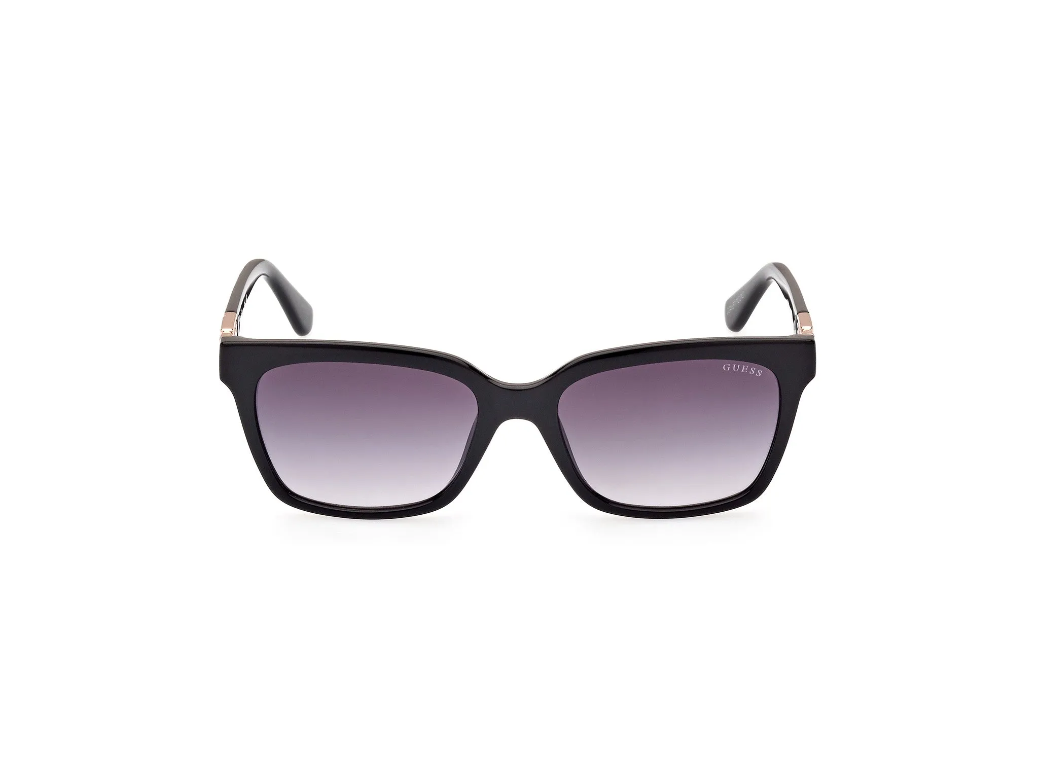 Guess GU7869 01B Occhiali da sole Iniettato Nero Grigio Squadrata Normale Sfumato - immagine 2