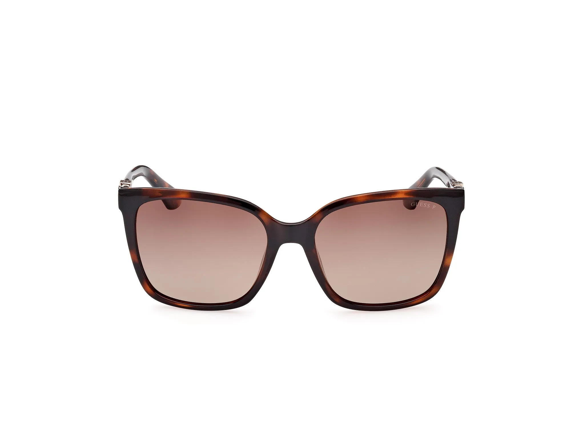 Guess GU7865 52H Occhiali da sole Iniettato Havana Marrone Squadrata Polarizzata Sfumato - immagine 2