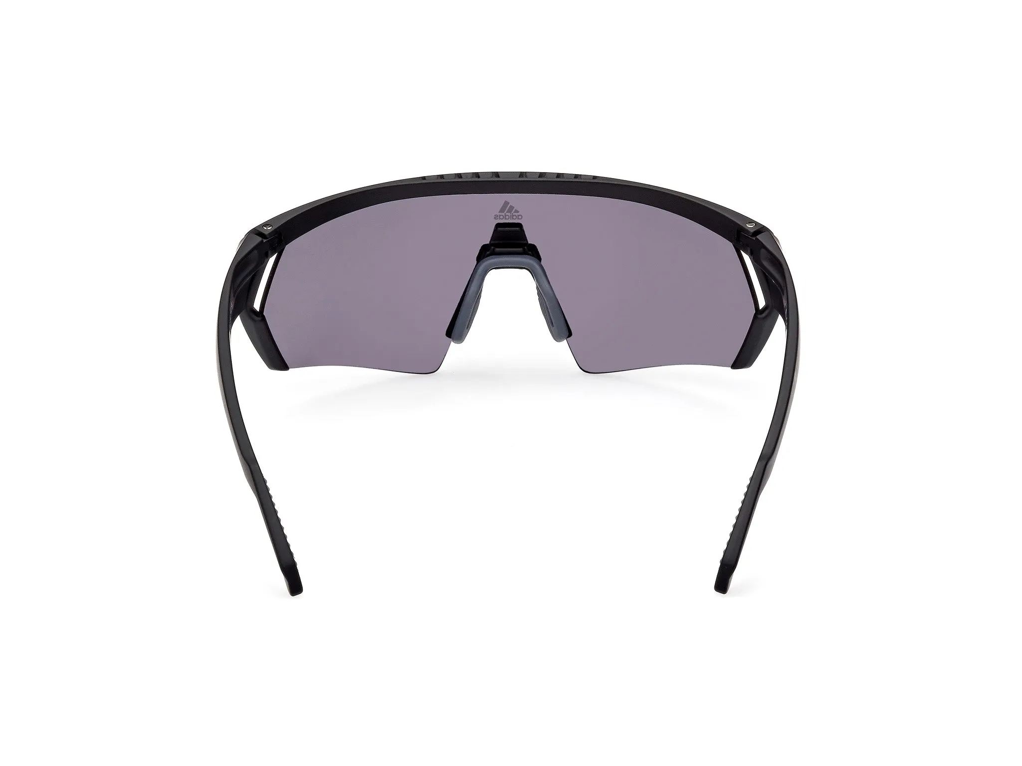 Adidas Sport SP0063 02G Occhiali da sole Iniettato Nero-opaco Marrone Maschera Normale Specchiato - immagine 4