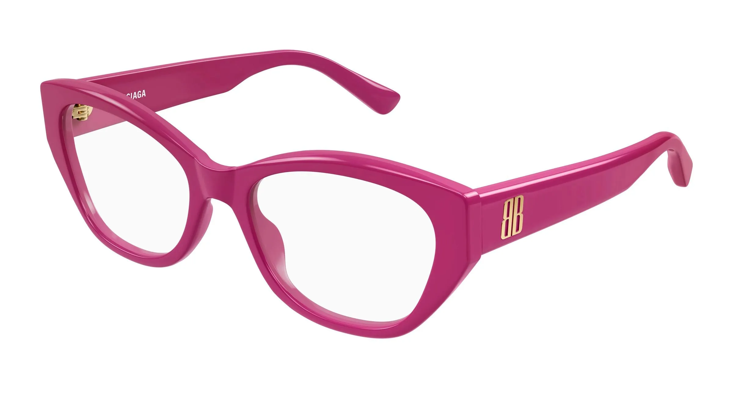 Balenciaga BB0481O 004 Montature da vista Acetato Trasparente Cat Eye - immagine 1