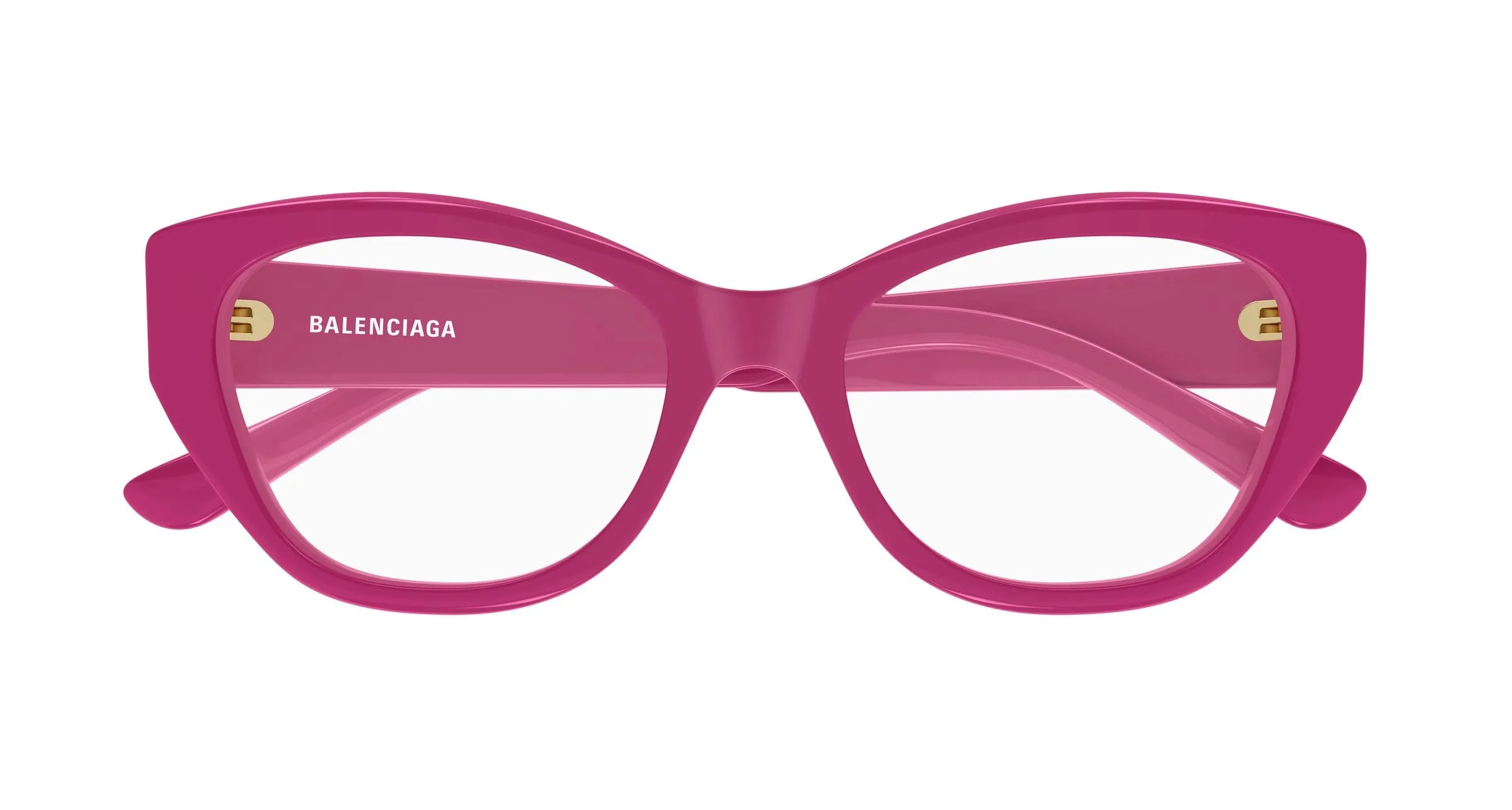 Balenciaga BB0481O 004 Montature da vista Acetato Trasparente Cat Eye - immagine 2