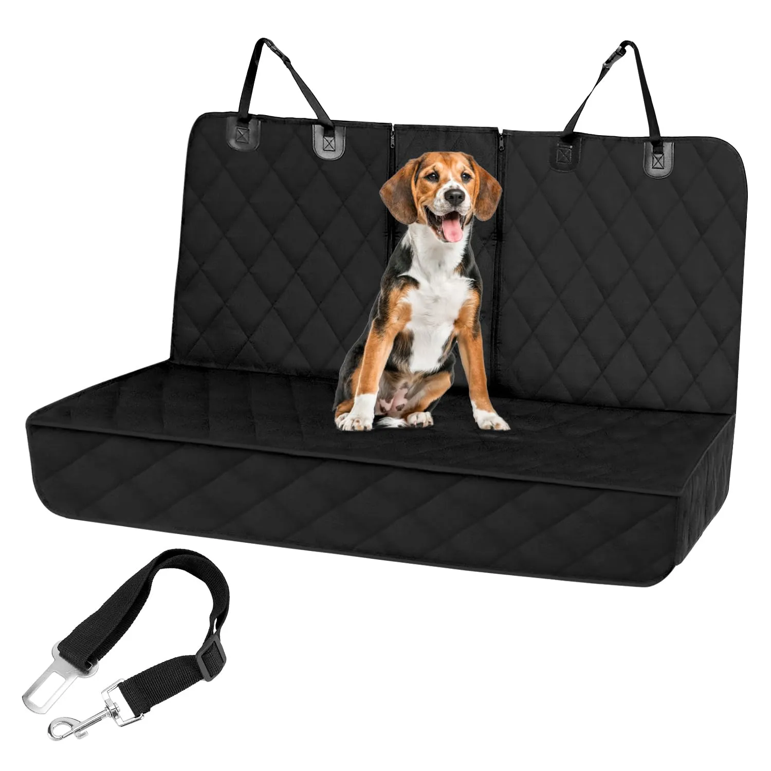 QWORK® Telo Coprisedile Auto per Cani, Coprisedile Posteriore, per Tutte le Auto, Minivan e SUV - immagine 1