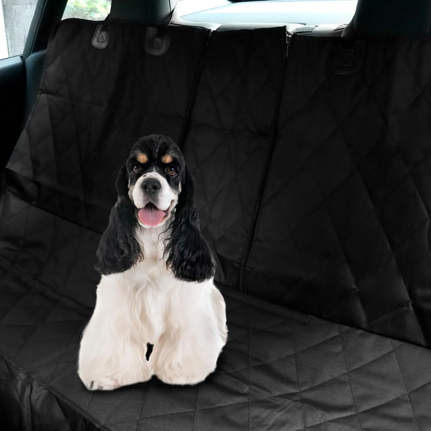 QWORK® Telo Coprisedile Auto per Cani, Coprisedile Posteriore, per Tutte le Auto, Minivan e SUV - immagine 5