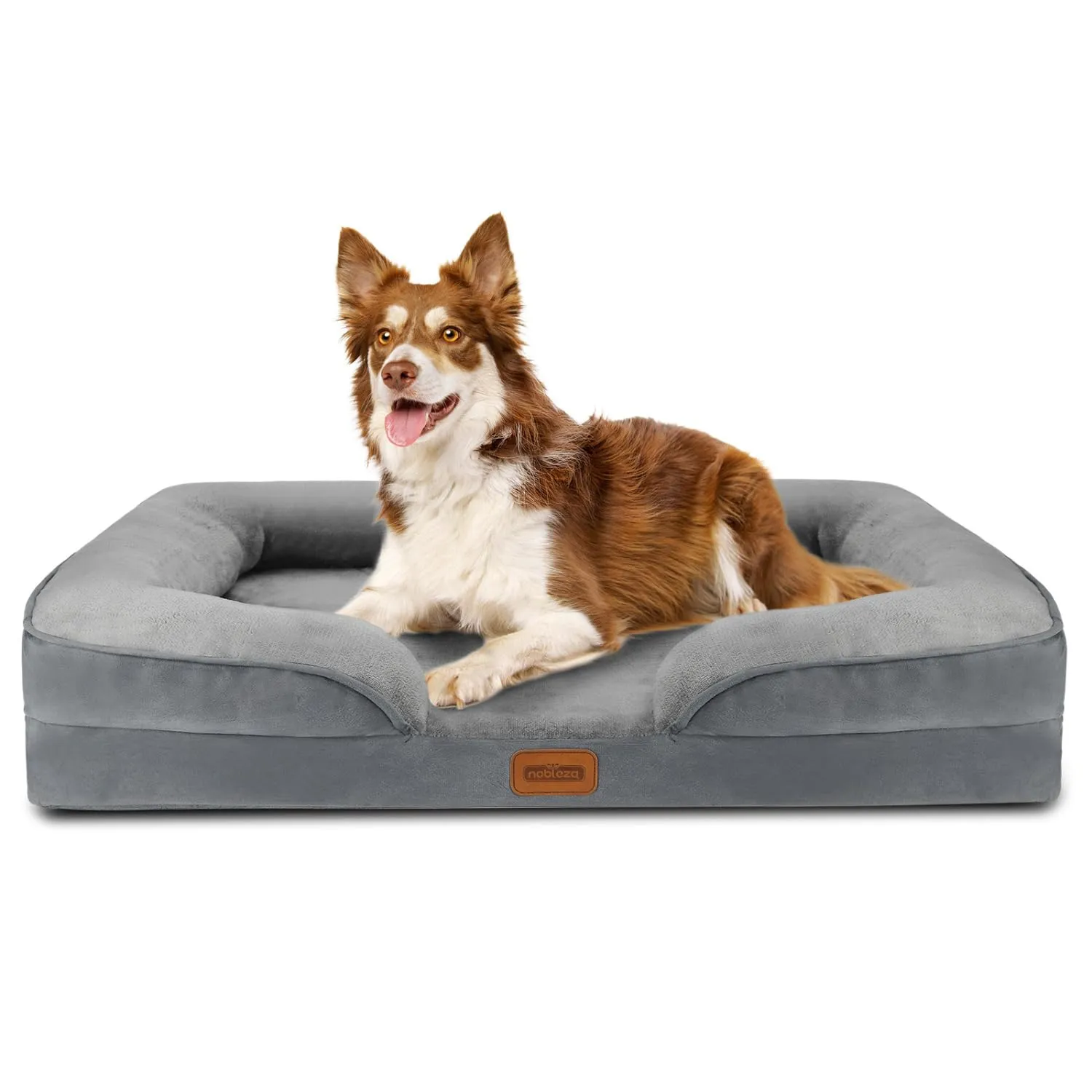 Nobleza Cuccia Cane Interno Taglia Grandi, 106x80x17cm, Cuscino per Cani Grandi Impermeabile, Cuccia Ortopedica per Cani, Lettino per Cani Sfoderabile e Lavabile - immagine 1