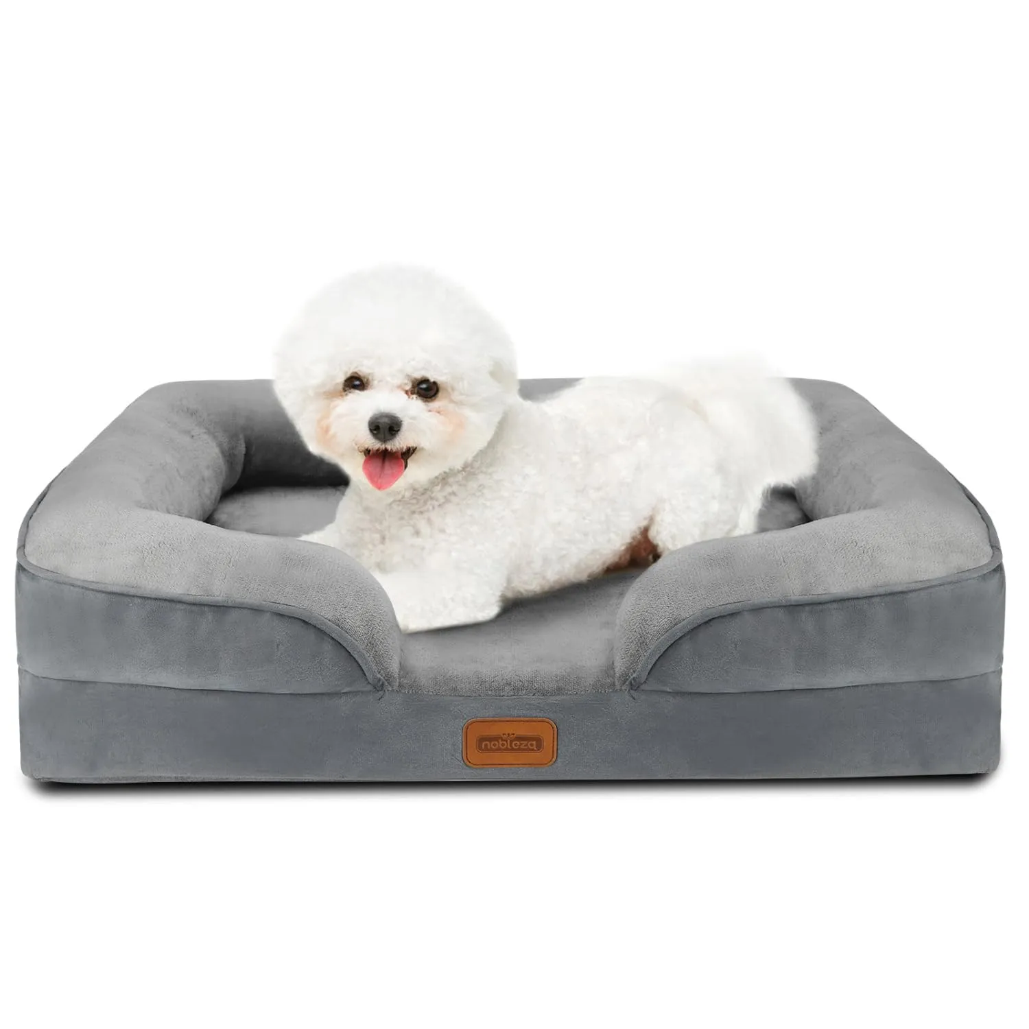 Nobleza Cuccia Cane Interno Taglia Media, 71x58x17cm, Cuscino per Cani Grandi Impermeabile, Cuccia Ortopedica per Cani, Lettino per Cani Sfoderabile e Lavabile - immagine 1