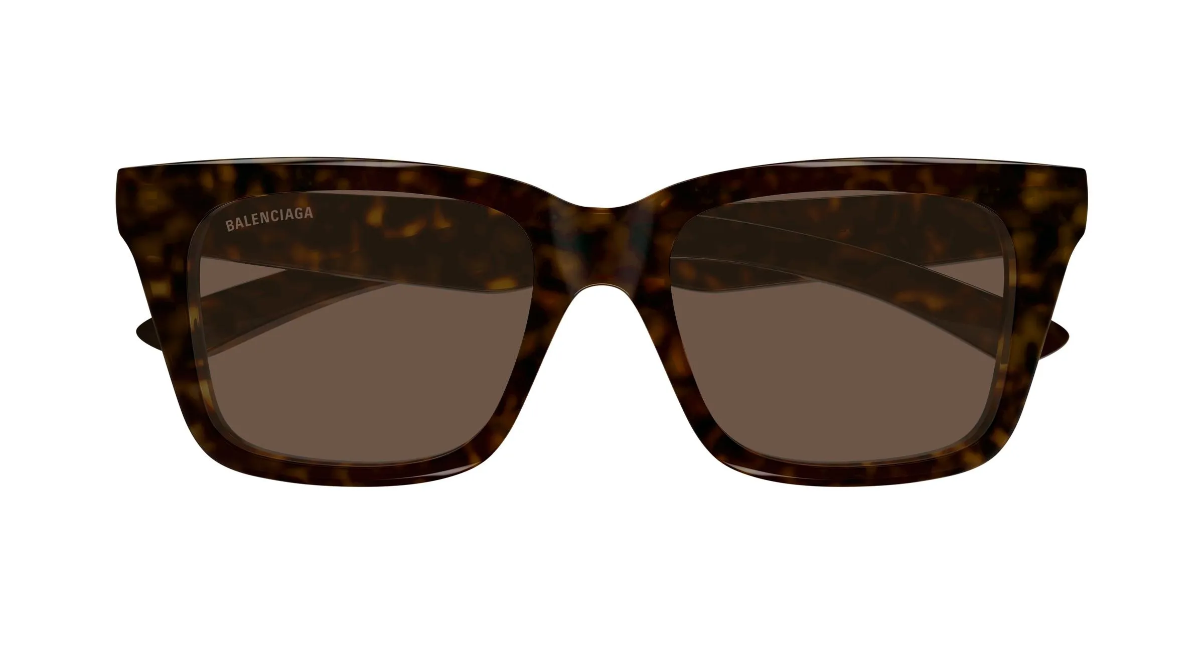 Balenciaga BB0467S 002 Occhiali da sole Acetato Havana Marrone Squadrata - immagine 2
