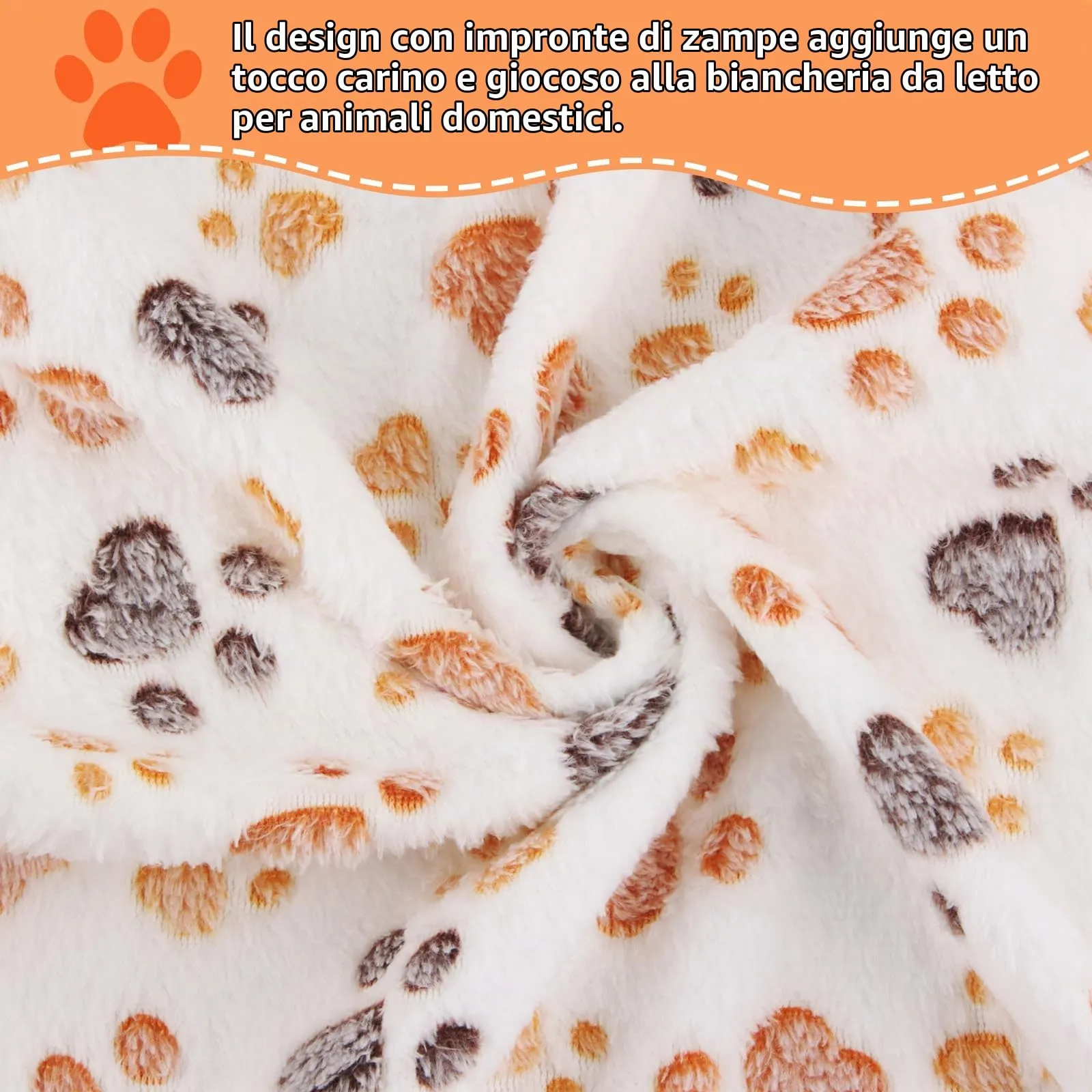 CIYIN 3 Pezzi Coperta Cane, Copertina per Animali,Copertina Cane Lavabile,Animali Domestici Coper tina Gatto,Coper tina per Cani Gatti Piccola e Media Taglia (bianco, grigio, rosa, 104x76cm) - immagine 4