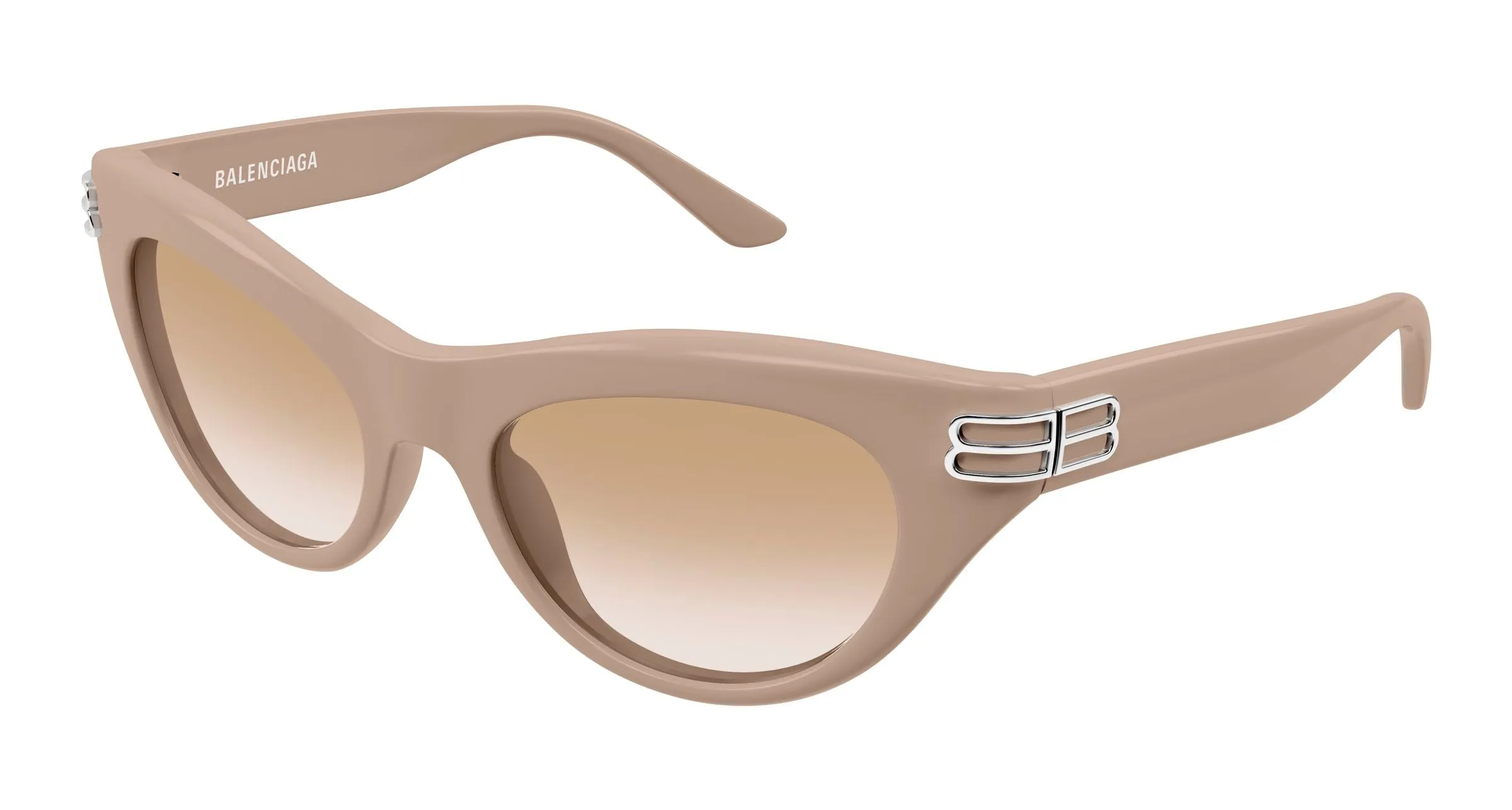 Balenciaga BB0466S 003 Occhiali da sole Acetato Rosa Rosa Cat Eye - immagine 1