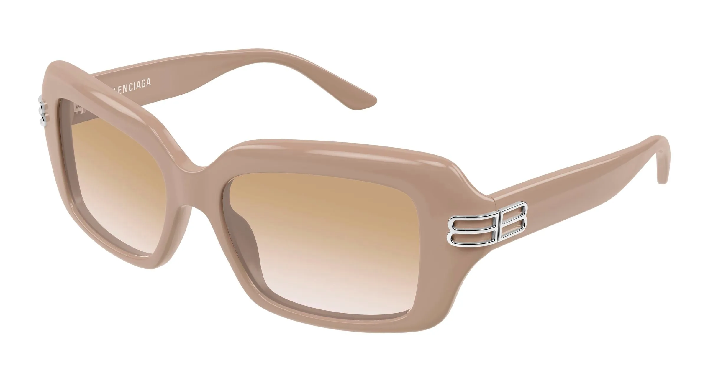 Balenciaga BB0465S 003 Occhiali da sole Acetato Rosa Rosa Squadrata - immagine 1