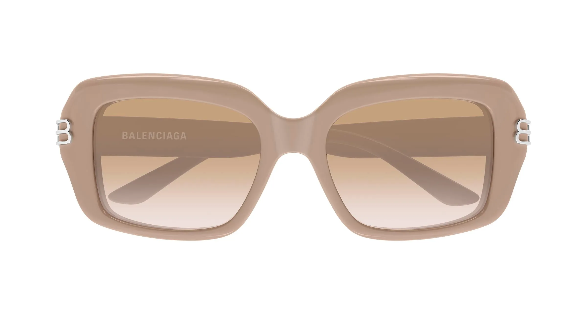 Balenciaga BB0465S 003 Occhiali da sole Acetato Rosa Rosa Squadrata - immagine 2