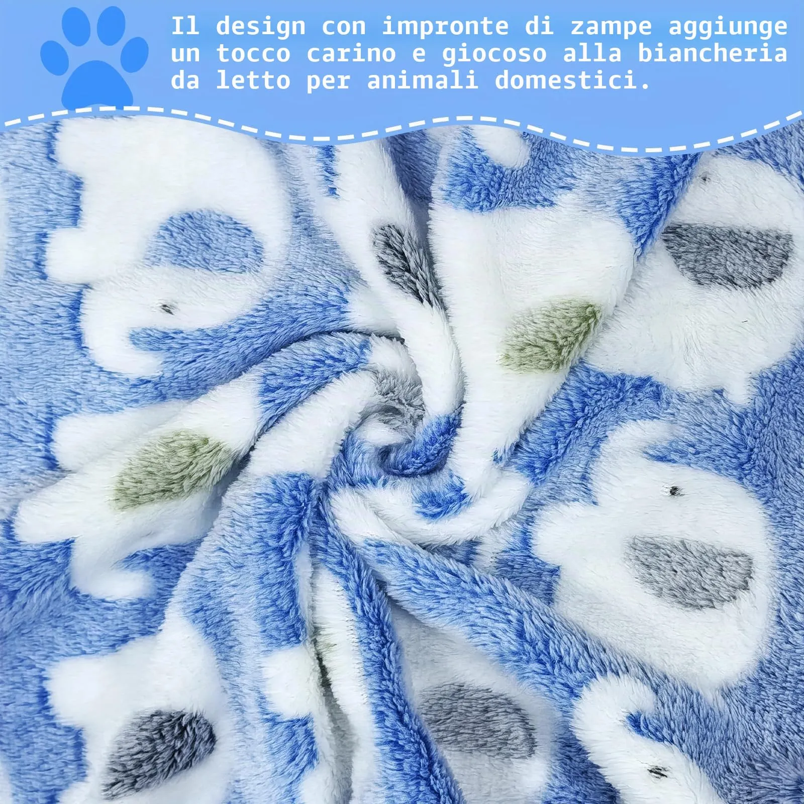 CIYIN 3 Pezzi Coperta Cane, Copertina per Animali,Copertina Cane Lavabile,Animali Domestici Coper tina Gatto,Coper tina per Cani Gatti Piccola e Media Taglia (Blu, giallo, rosa, 60 x 40 cm) - immagine 4
