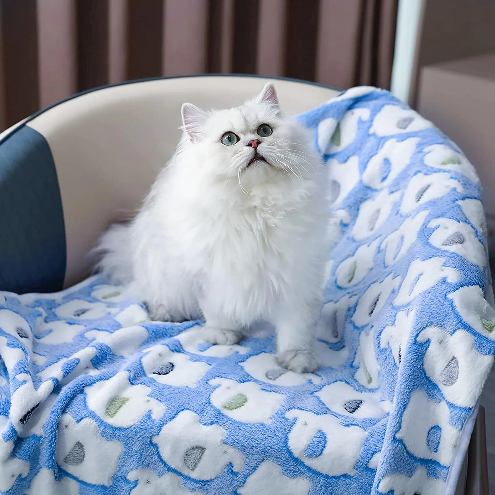 CIYIN 3 Pezzi Coperta Cane, Copertina per Animali,Copertina Cane Lavabile,Animali Domestici Coper tina Gatto,Coper tina per Cani Gatti Piccola e Media Taglia (Blu, giallo, rosa, 60 x 40 cm) - immagine 7