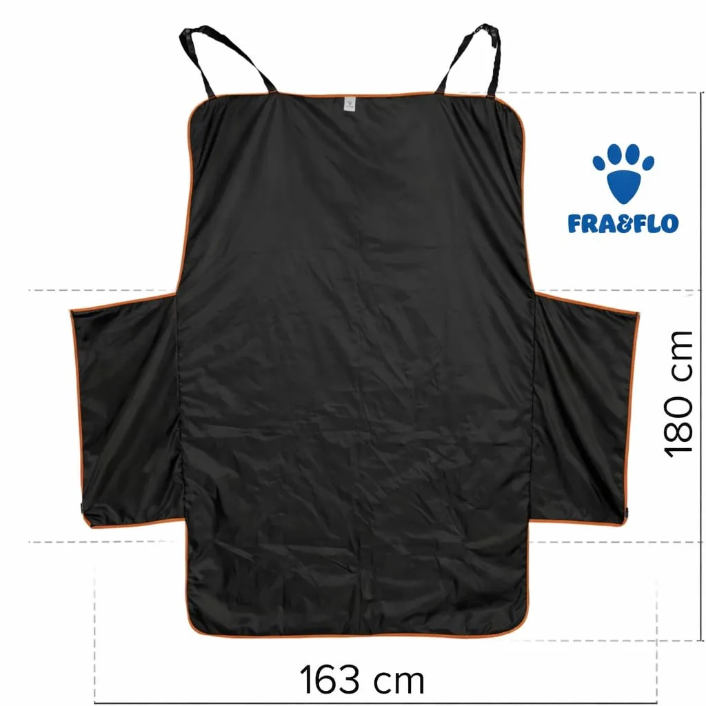 FRA&FLO Coprisedile Auto per Cani Impermeabile 180×103 cm, Telo Sedili Posteriori e Baule ad Amaca Antiscivolo e Antigraffio, Protezione Universale, Facile da Installare e Lavabile - immagine 6