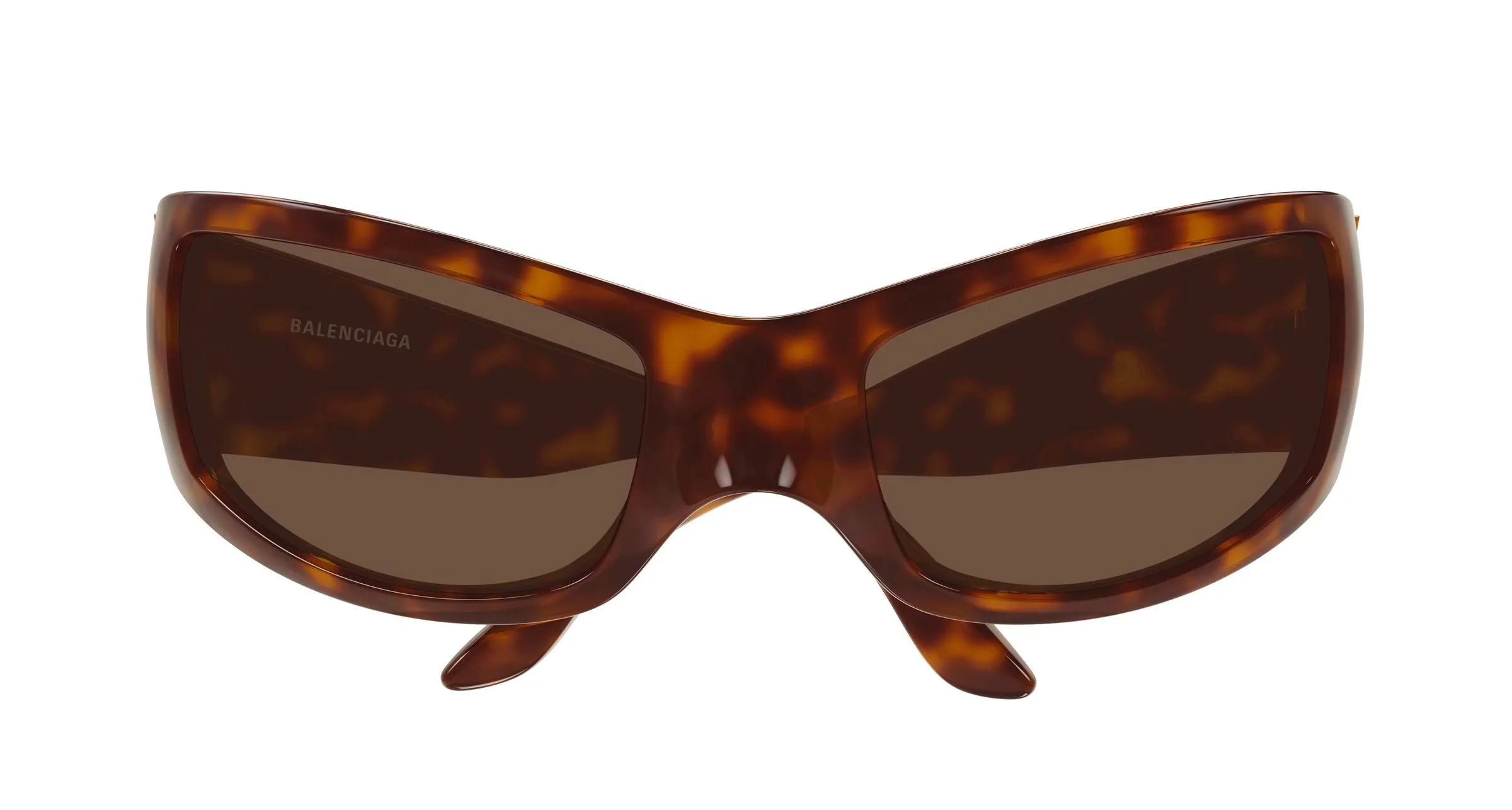 Balenciaga BB0461S 003 Occhiali da sole Bio-iniettato Havana Marrone Geometrica - immagine 2