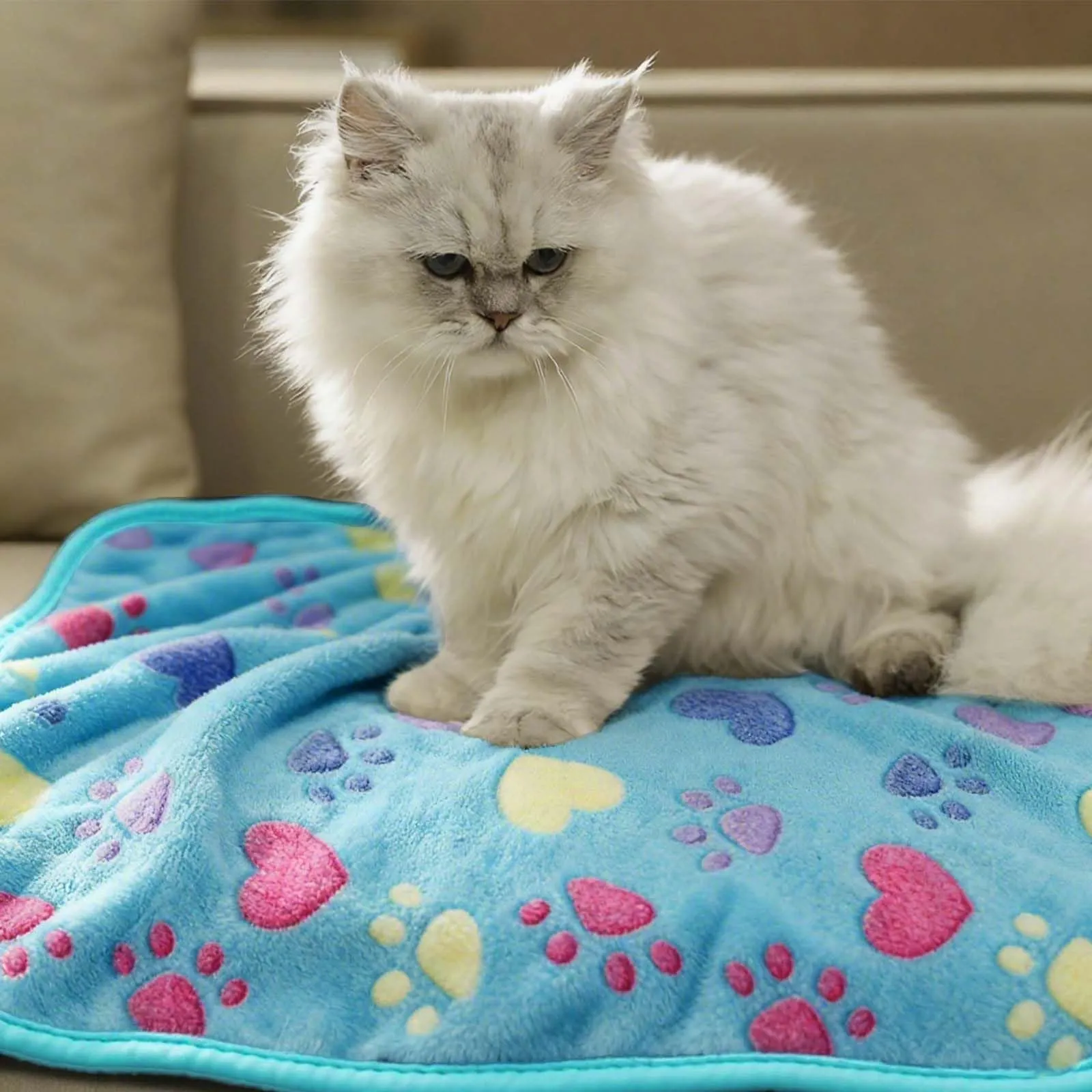 CIYIN 3 Pezzi Coperta Cane, Copertina per Animali,Copertina Cane Lavabile,Animali Domestici Coper tina Gatto,Coper tina per Cani Gatti Piccola e Media Taglia (E3, 60 x 40 cm) - immagine 6