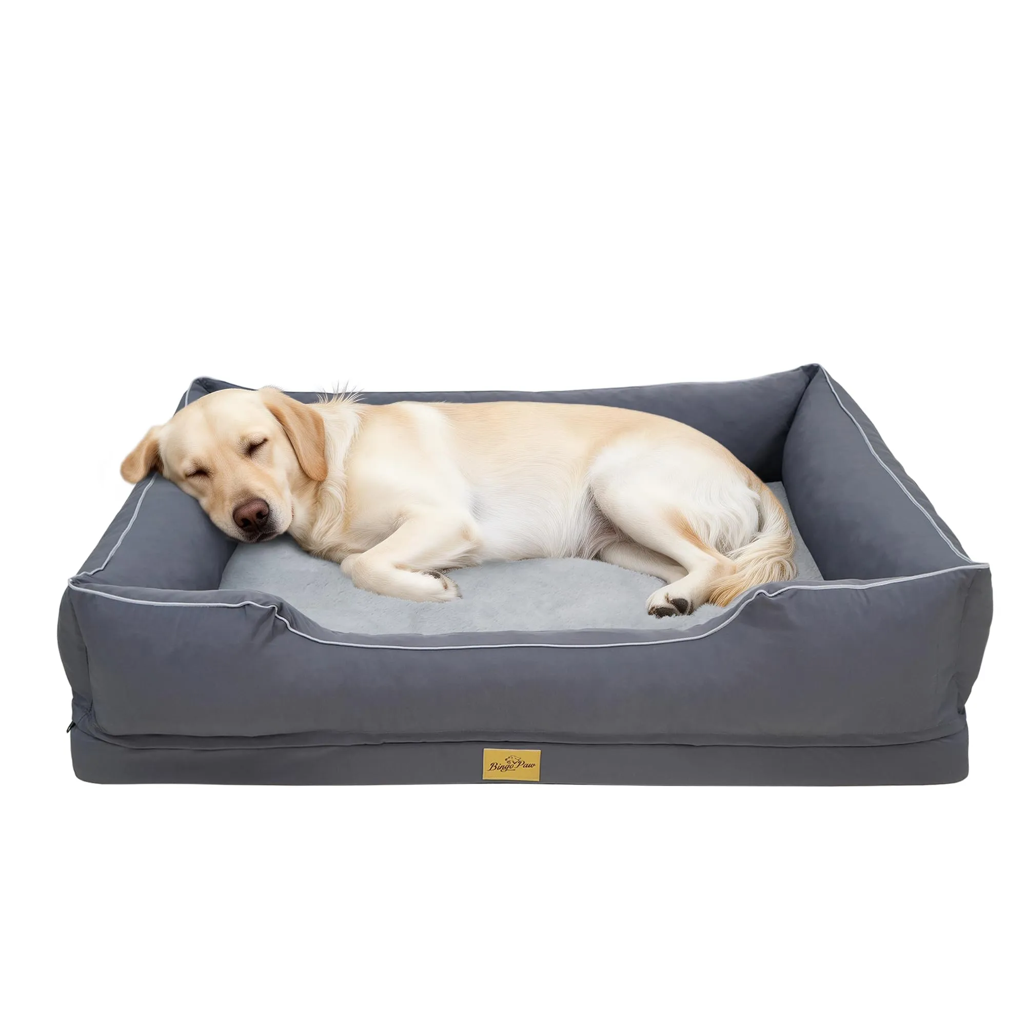 Cuccia per Cani Interno Taglia Grande 111x88x23cm Ortopedico Sfoderabile - immagine 1